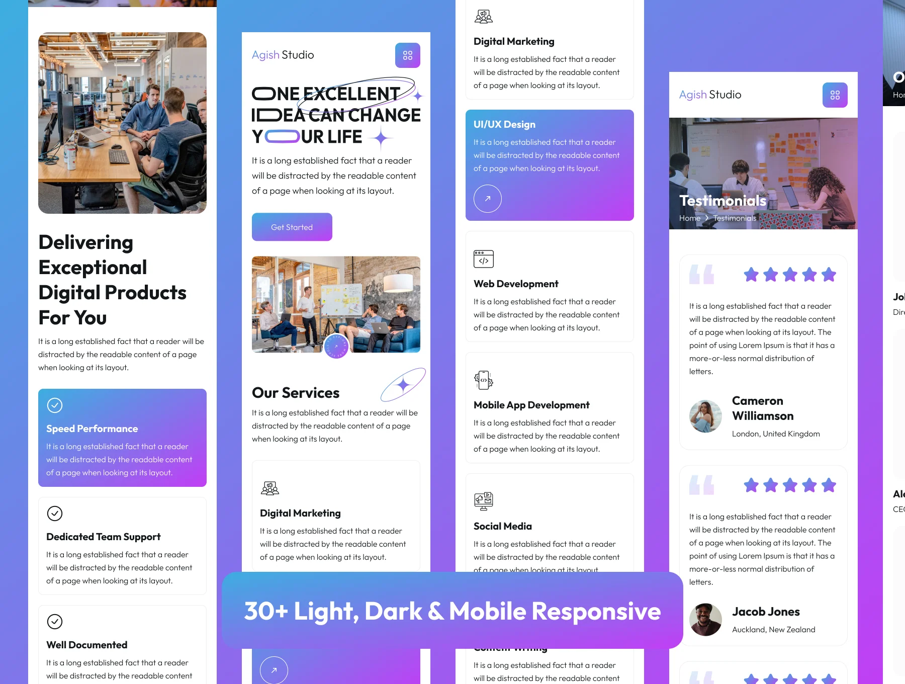 Digital Agency Web UI Kit 9