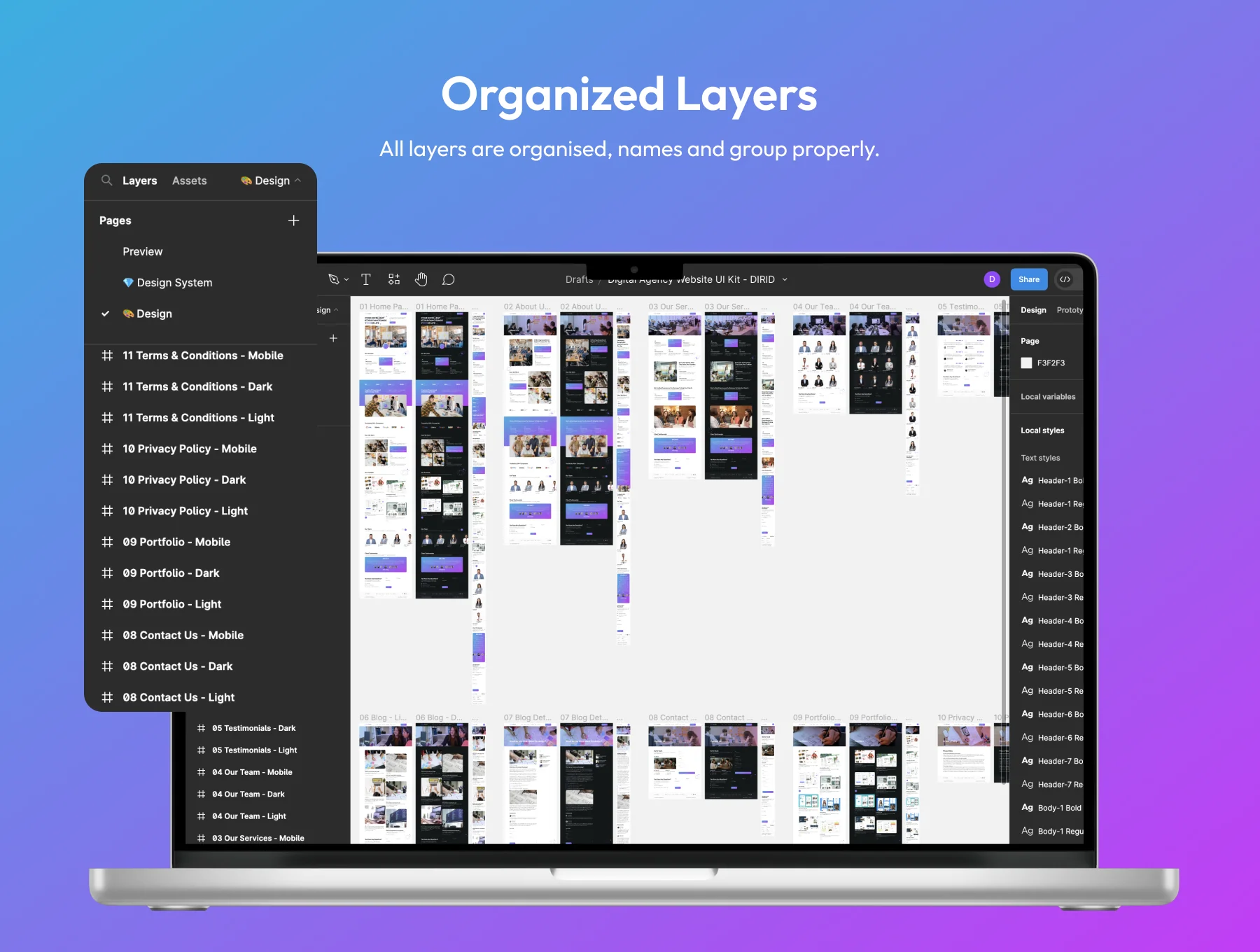 Digital Agency Web UI Kit 3