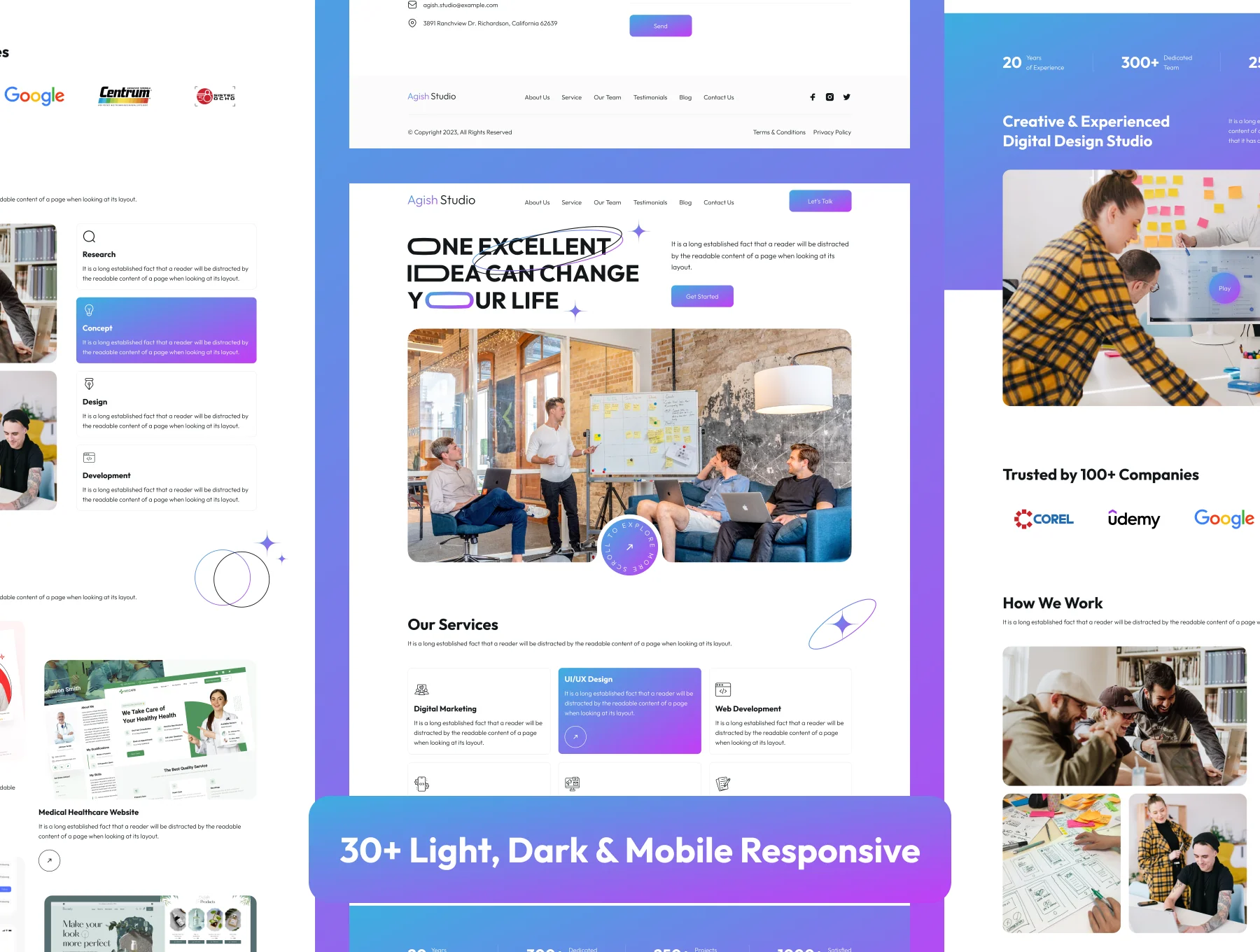 Digital Agency Web UI Kit 5