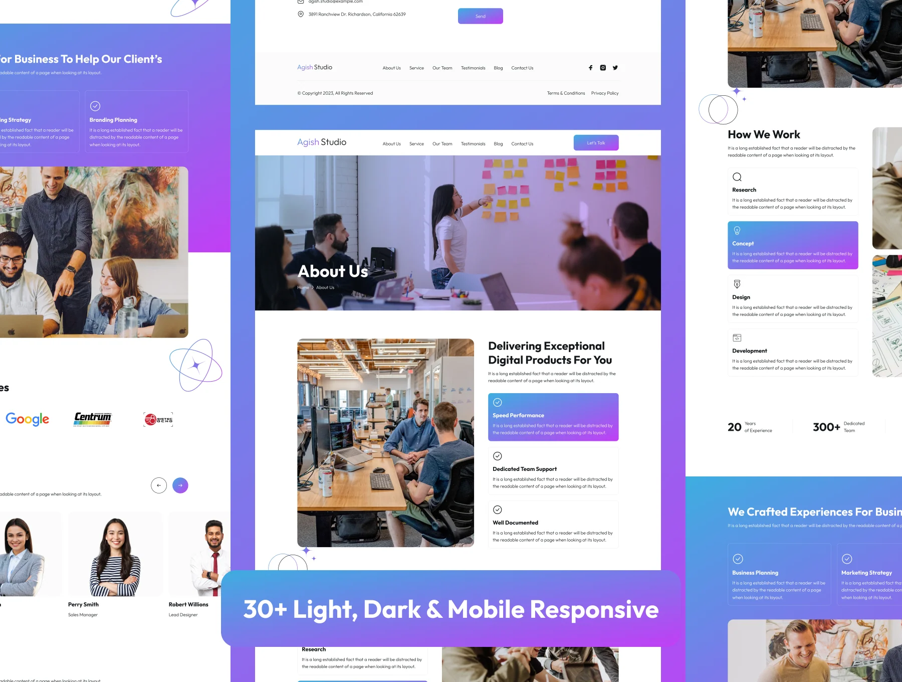 Digital Agency Web UI Kit 6