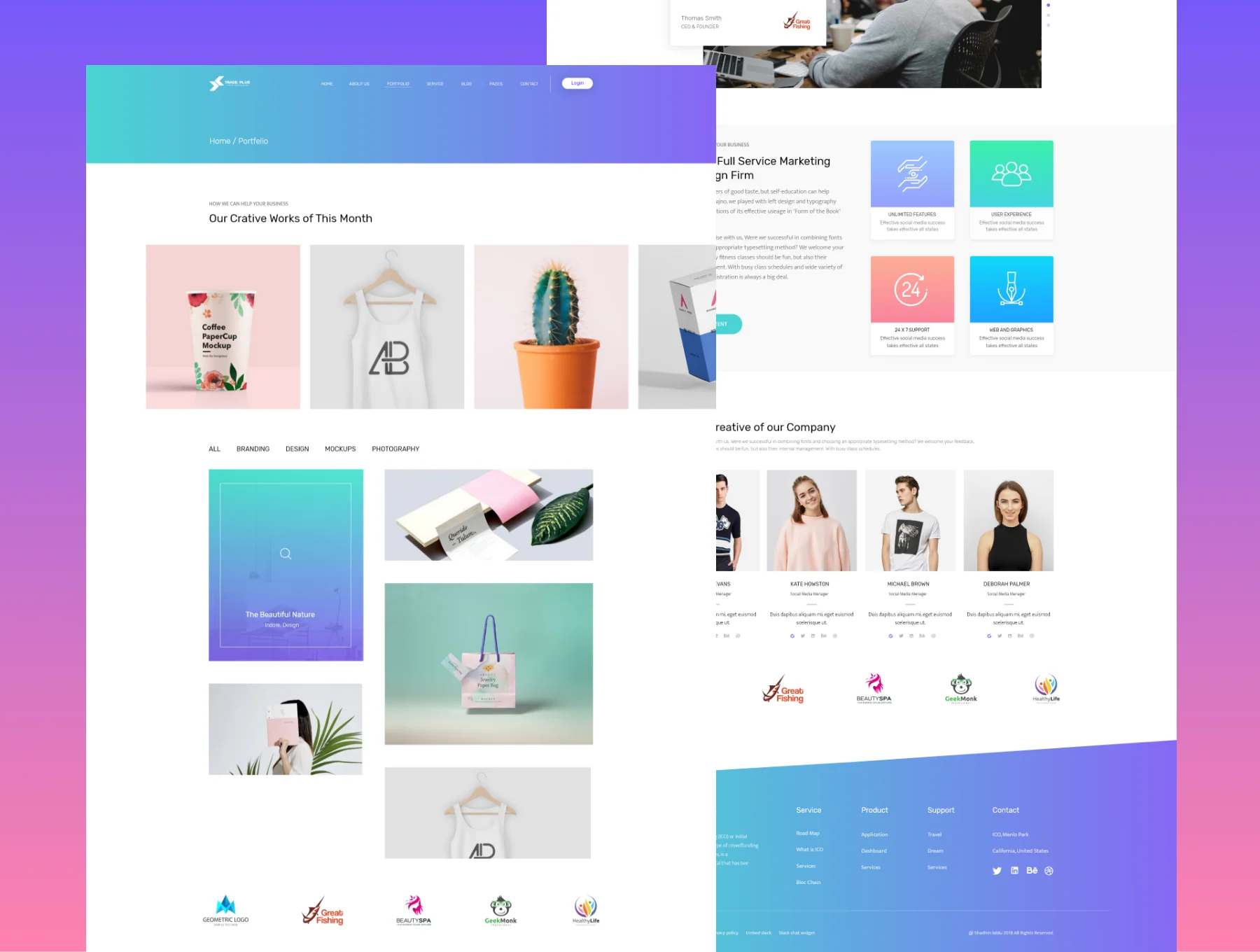 Digital Agency Landing Template 5