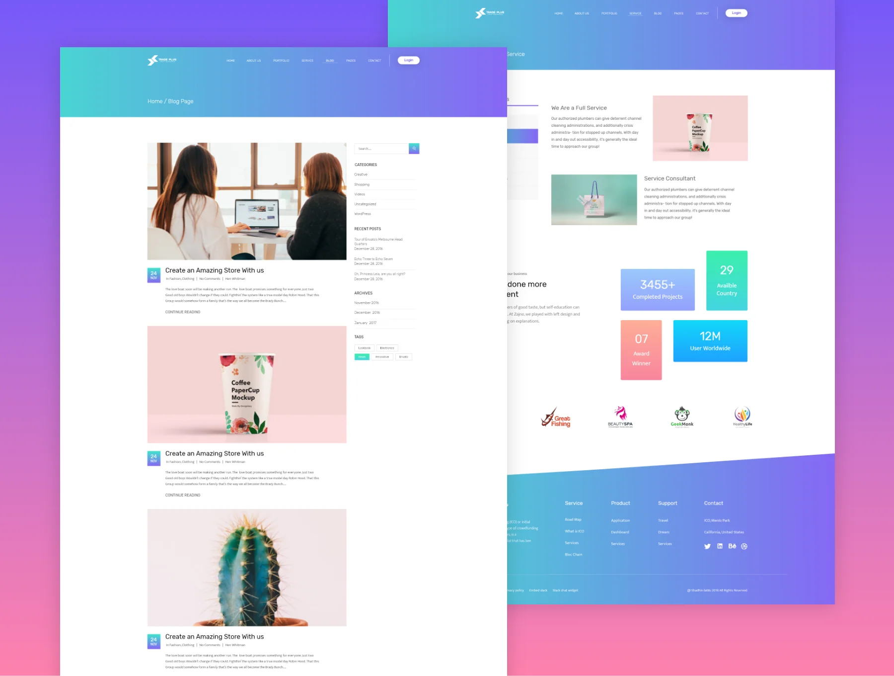 Digital Agency Landing Template 7