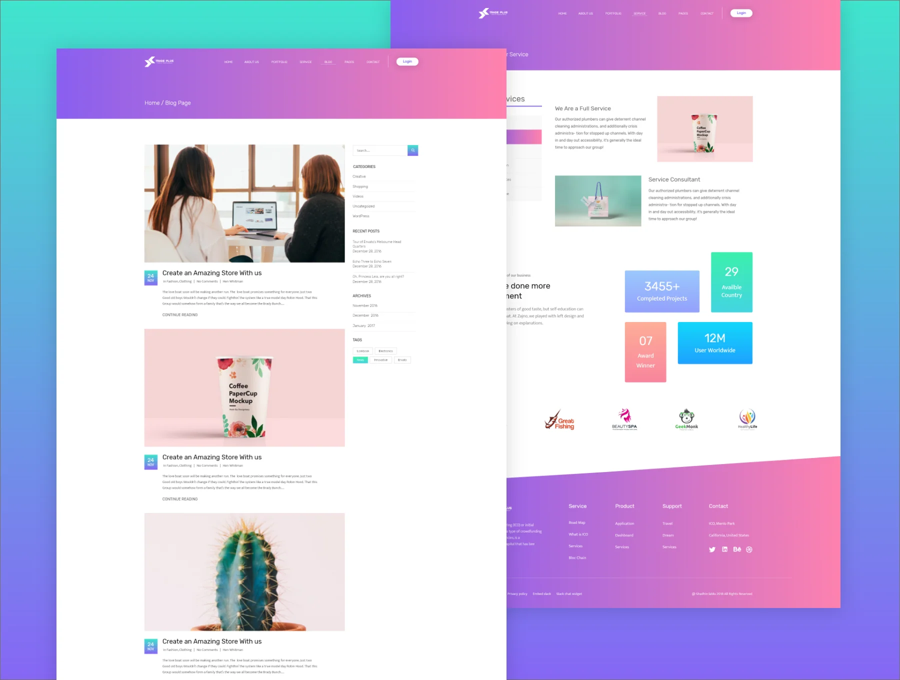 Digital Agency Landing Template 8