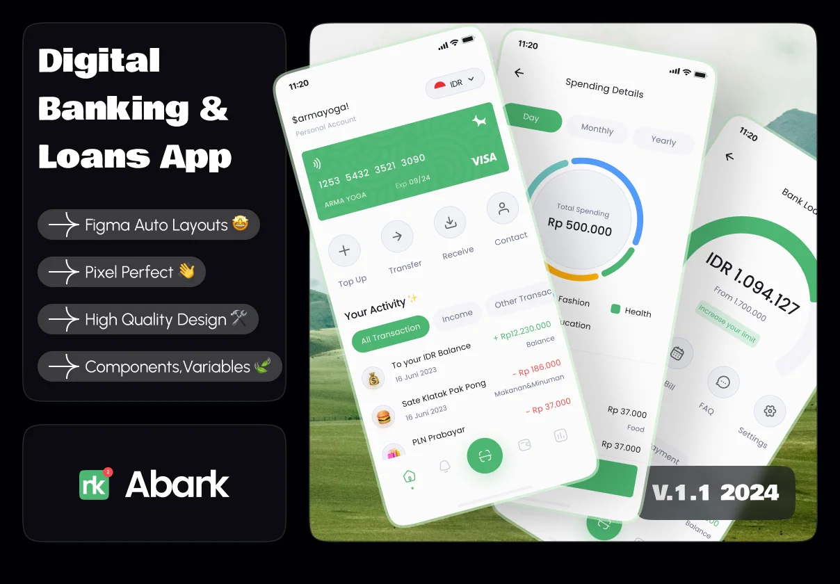 Digital Bank UI KIT - ArmaBank