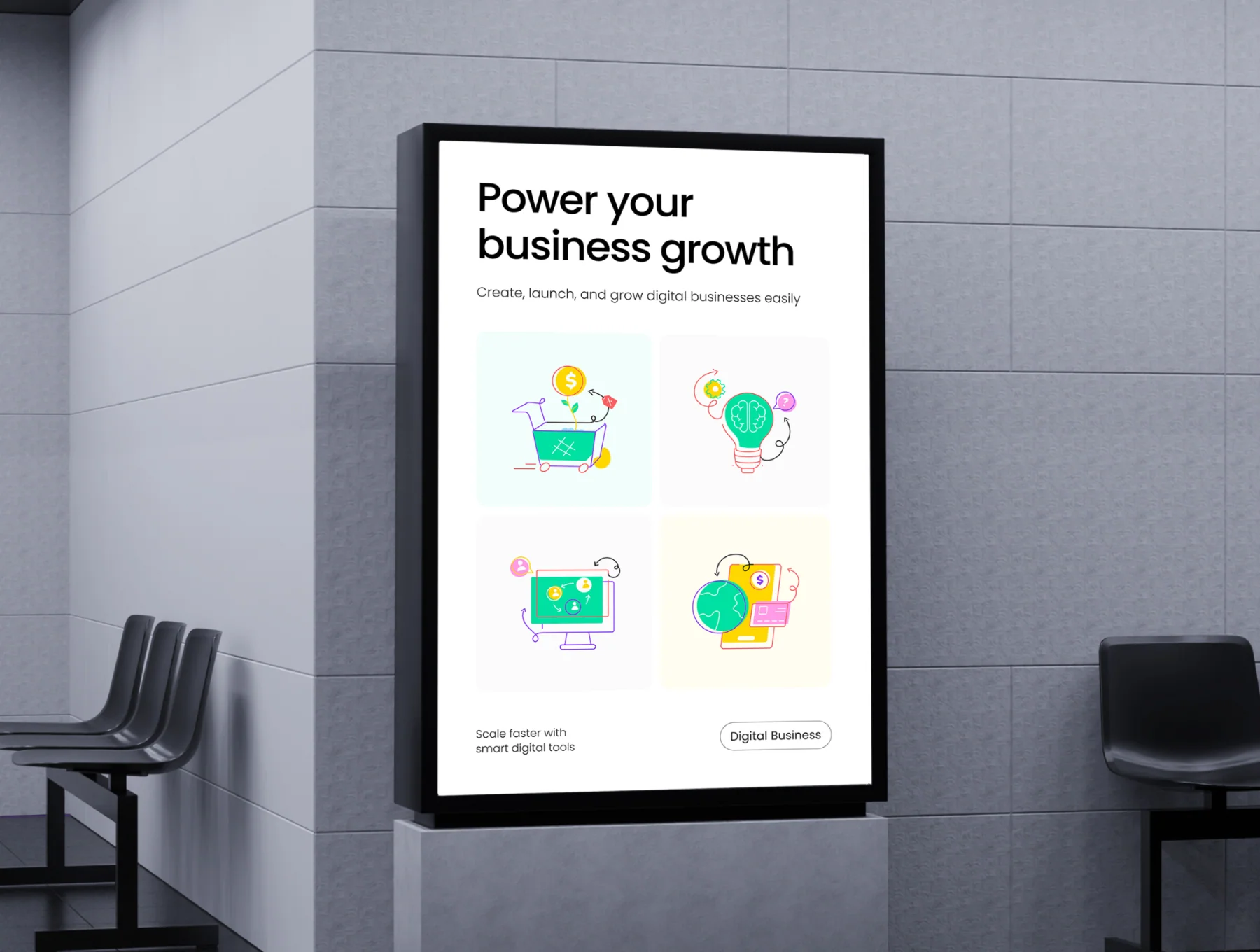 Digital Business Icons Bundle 9