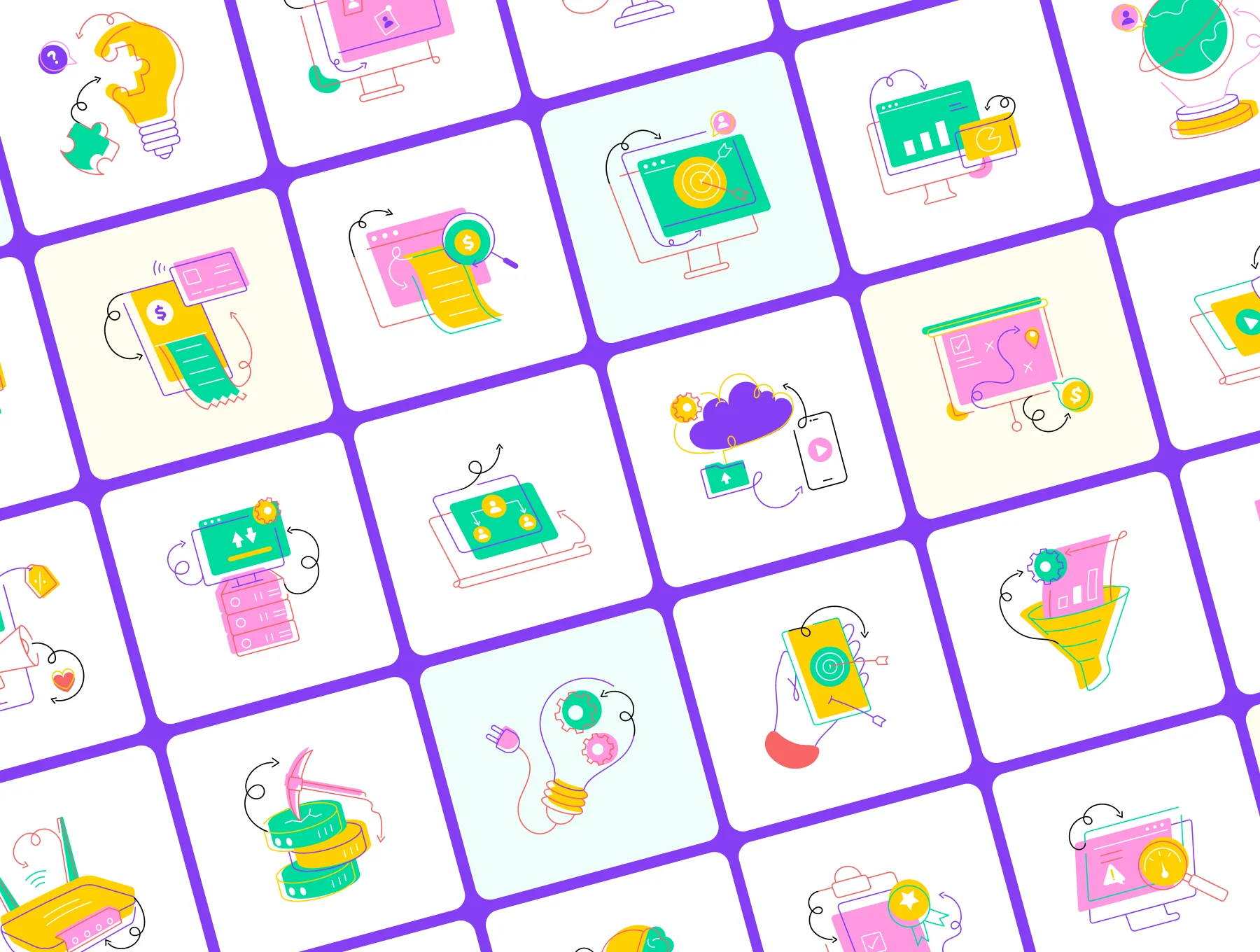 Digital Business Icons Bundle 10