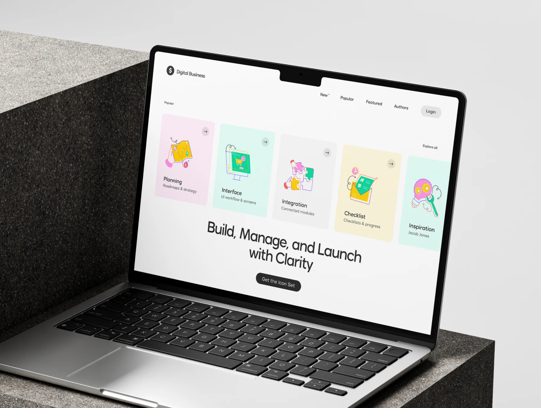 Digital Business Icons Bundle 4