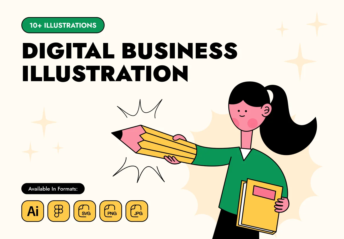 Digital Business Illustrations