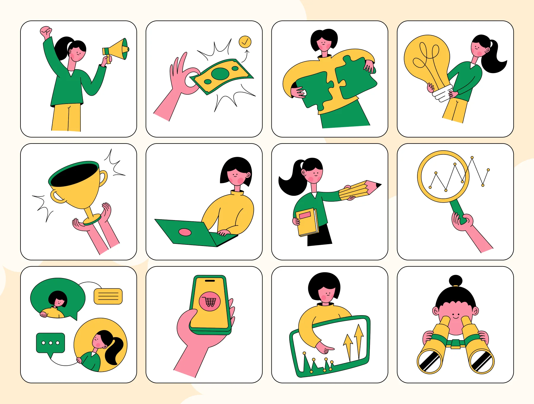 Digital Business Illustrations 4