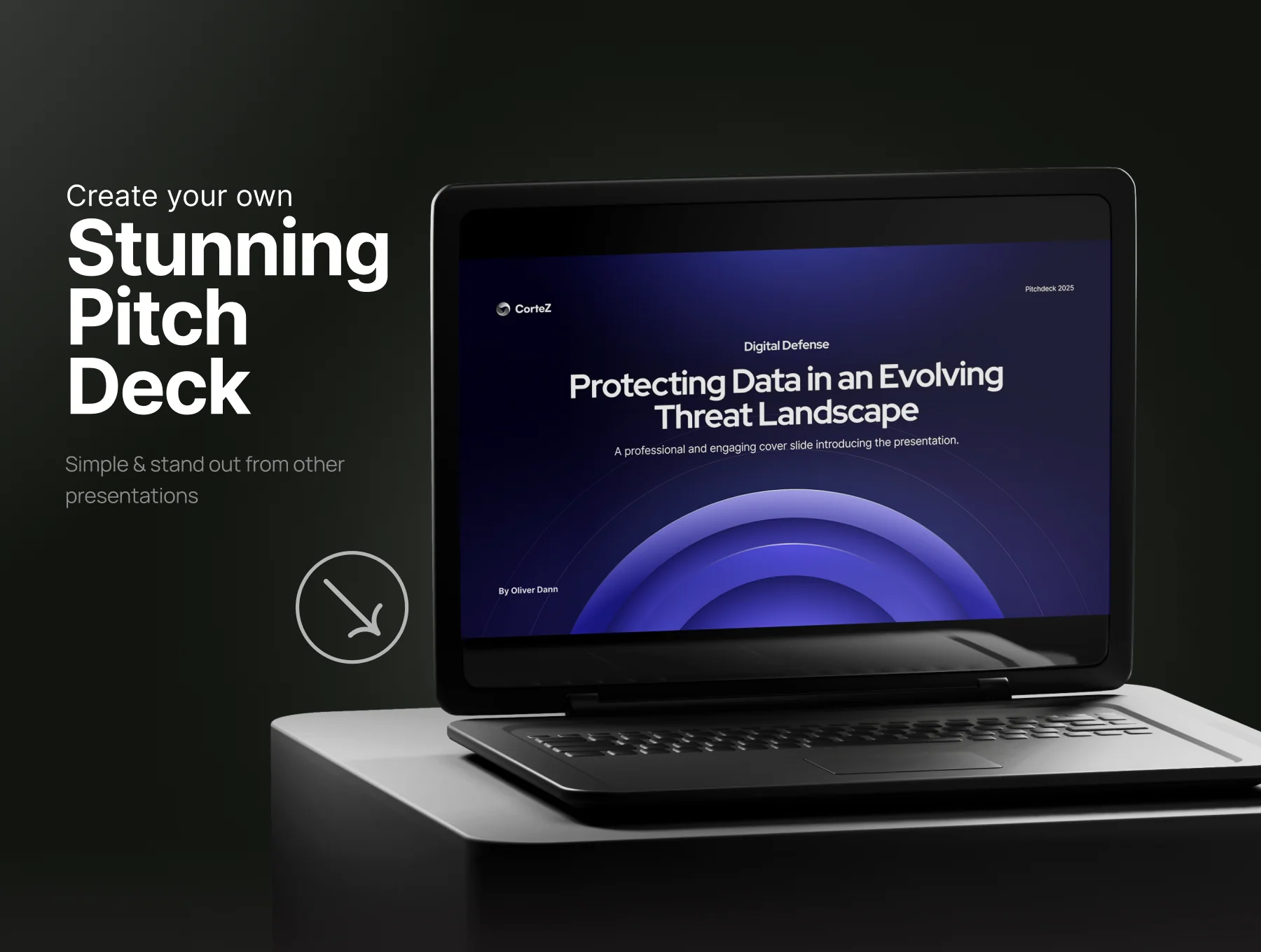 Pitch Deck Security Template - CorteZ 6