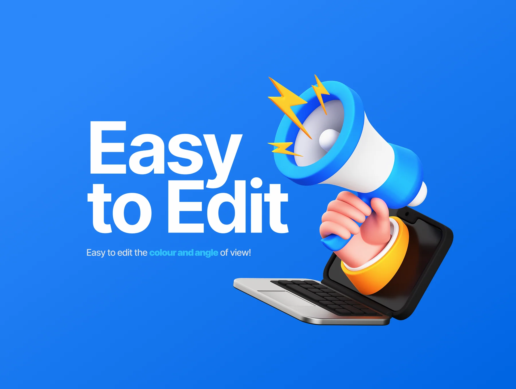 Digital Marketing And SEO 3D Icons Pack 5