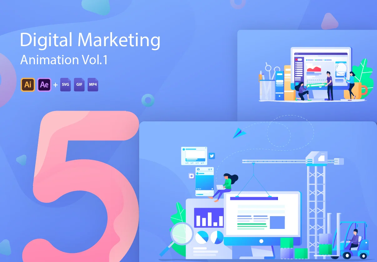 Digital Marketing Animation
