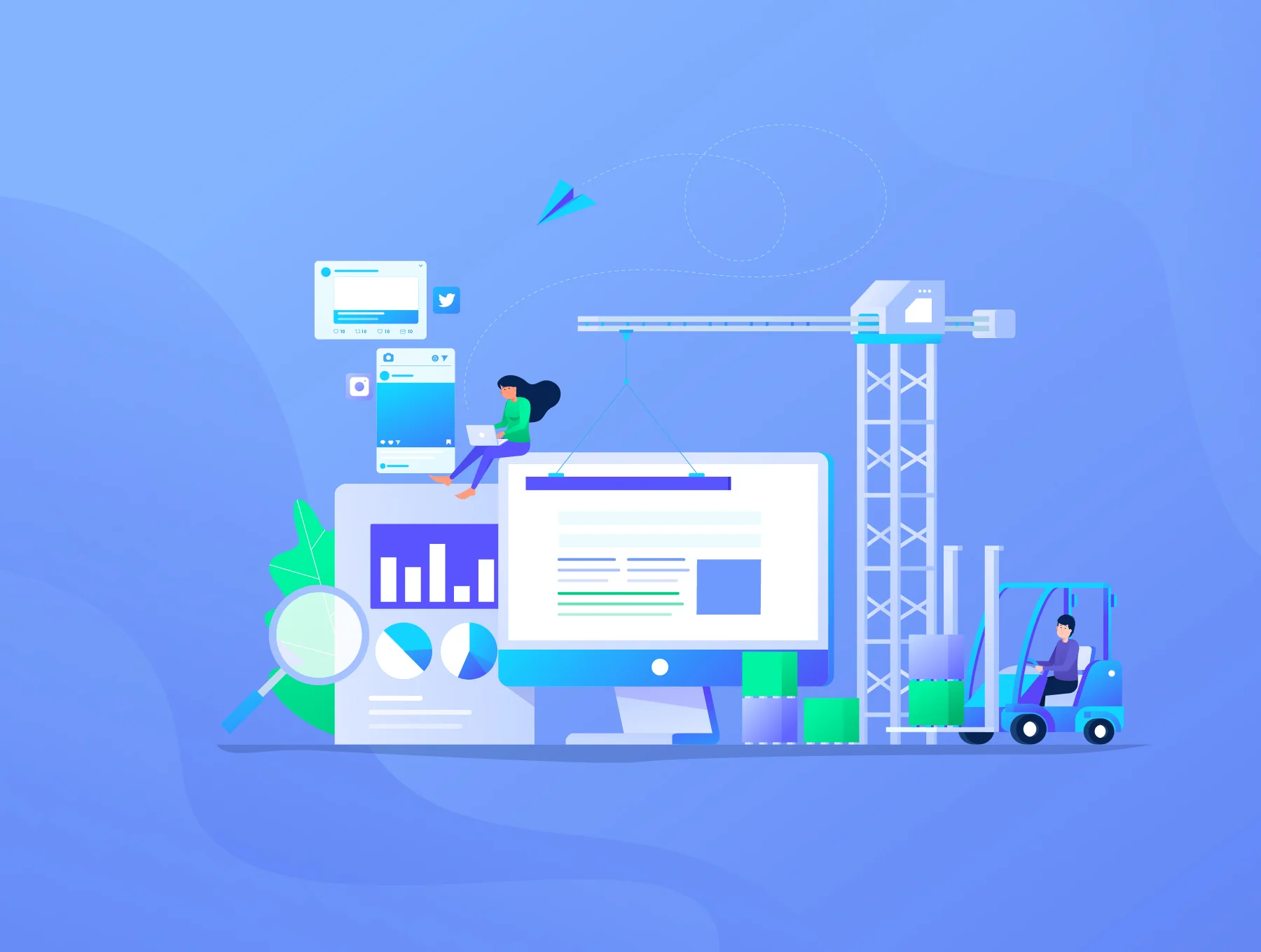 Digital Marketing Flat Design Vol. 01 3