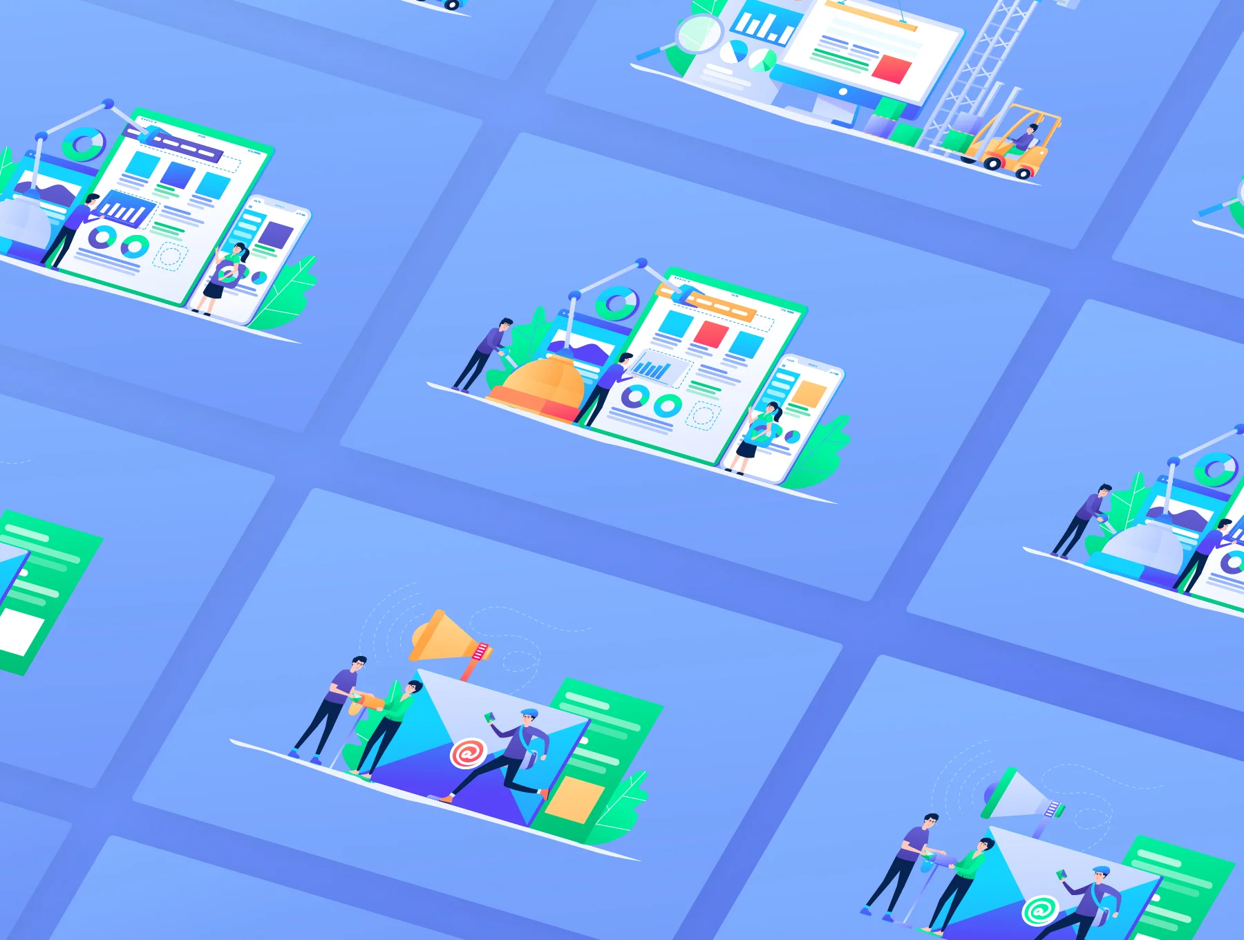Digital Marketing Flat Design Vol. 01 4