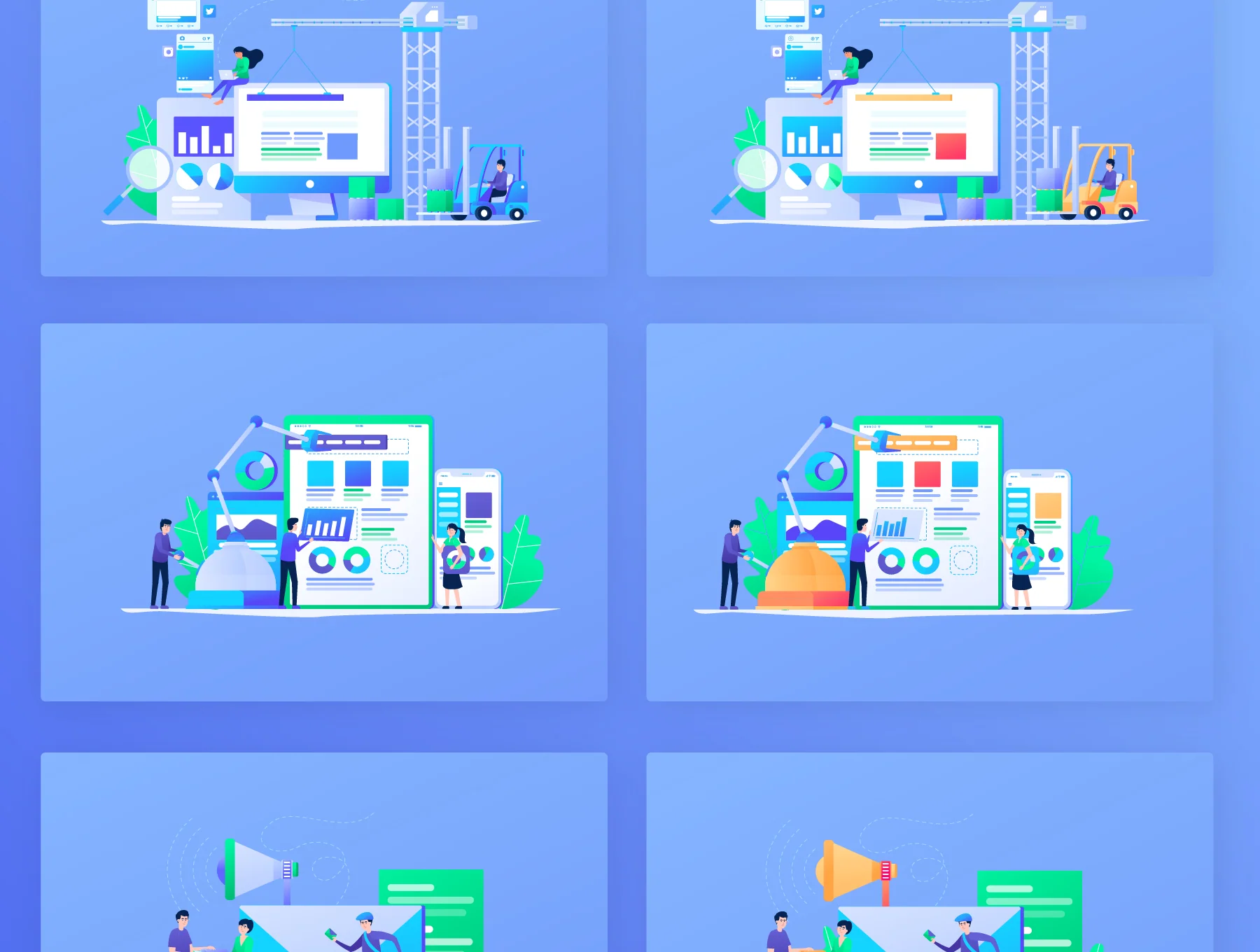 Digital Marketing Flat Design Vol. 01 5