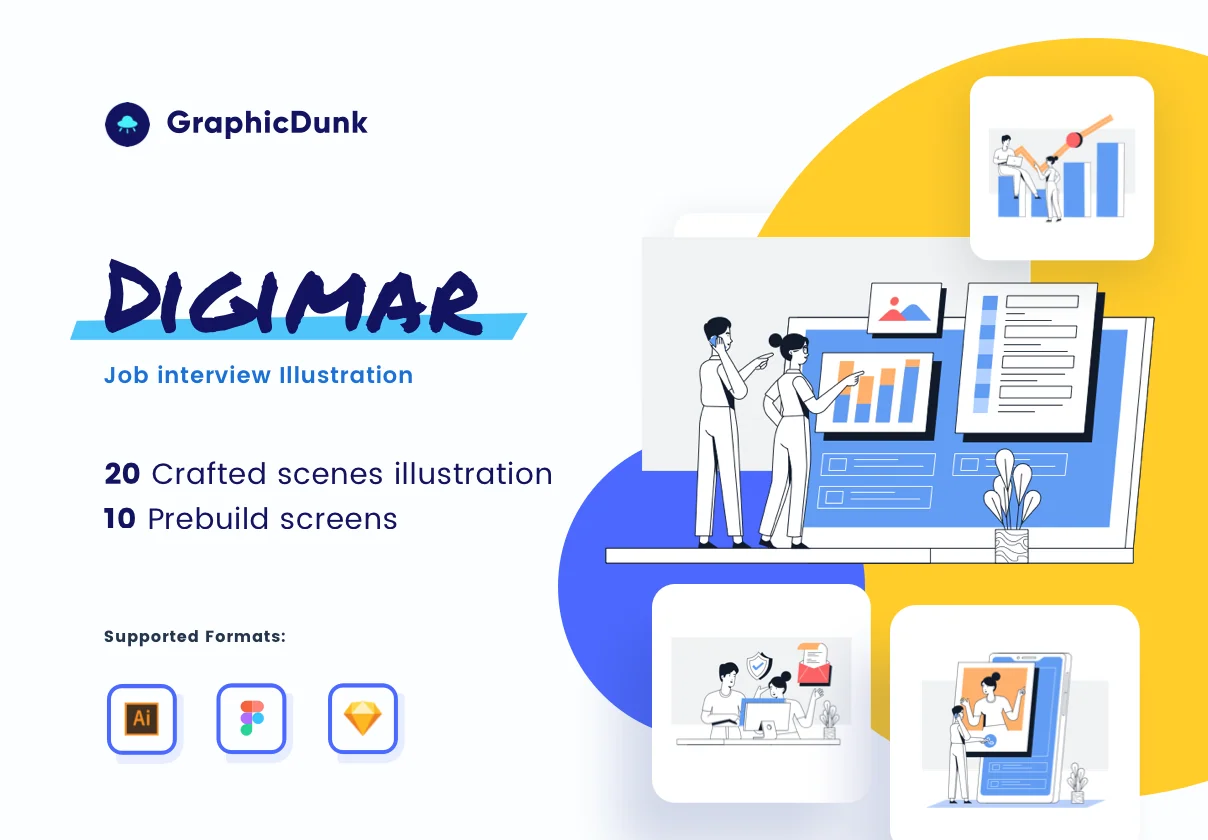 Digital Marketing Illustration