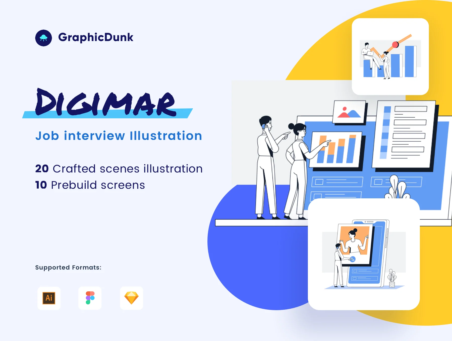 Digital Marketing Illustration