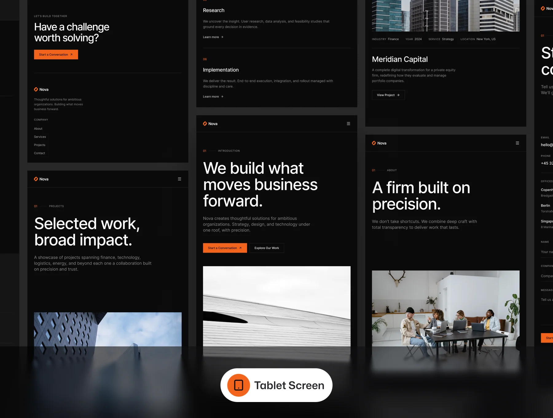 Digital Studio Portfolio UI Kit – Nova 6