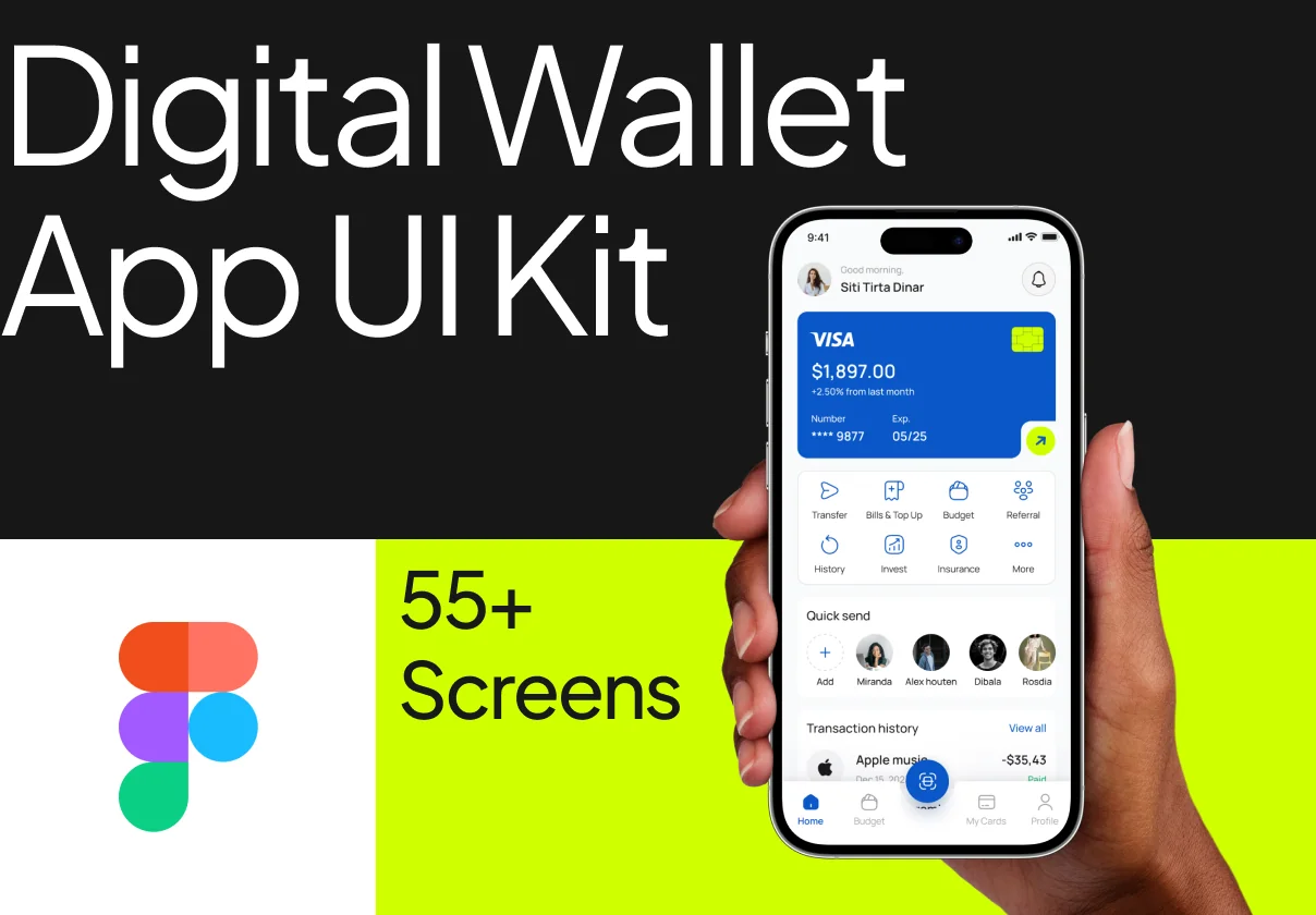 Digital Wallet App UI Kit