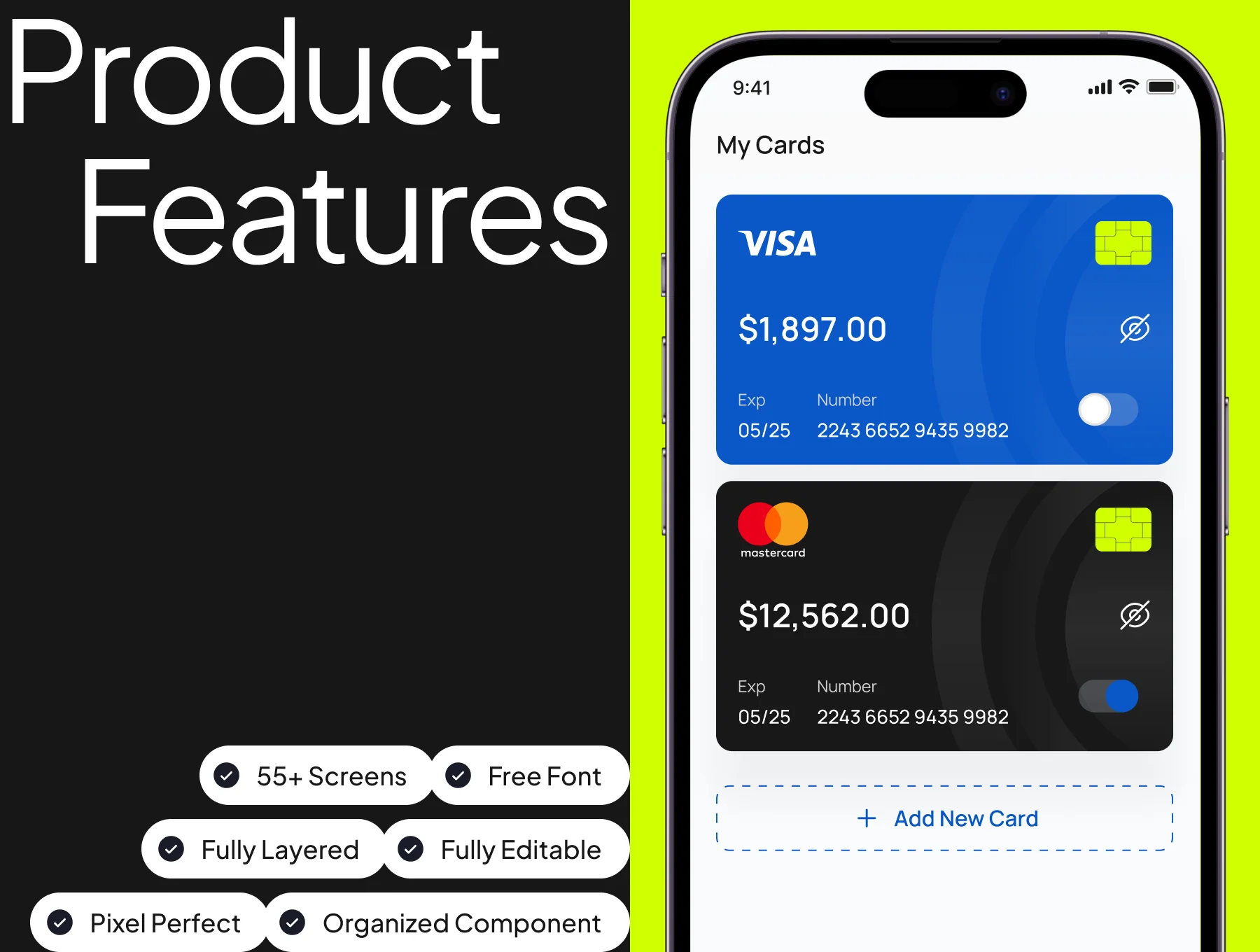 Digital Wallet App UI Kit