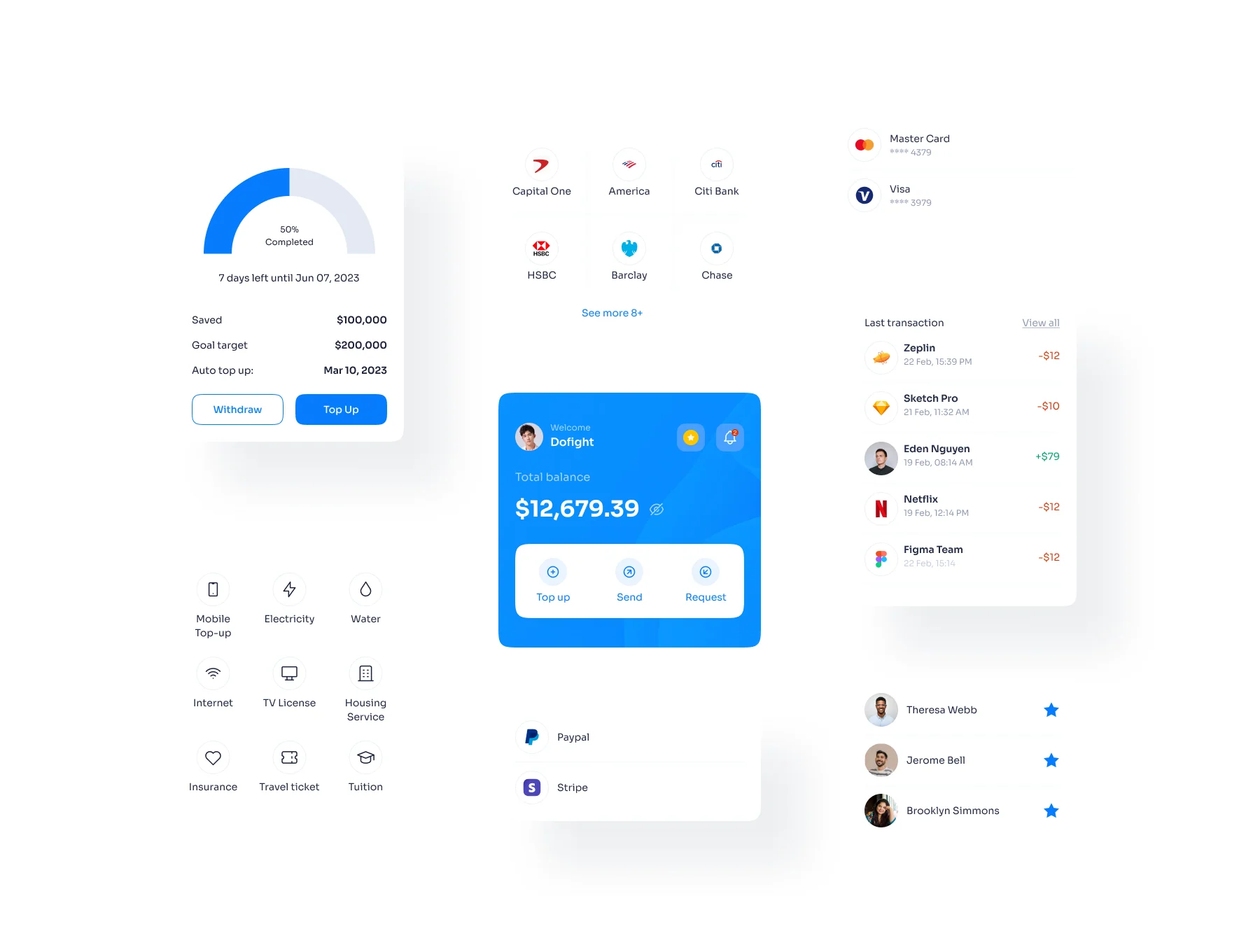 Digital Wallet App UI KIT 5