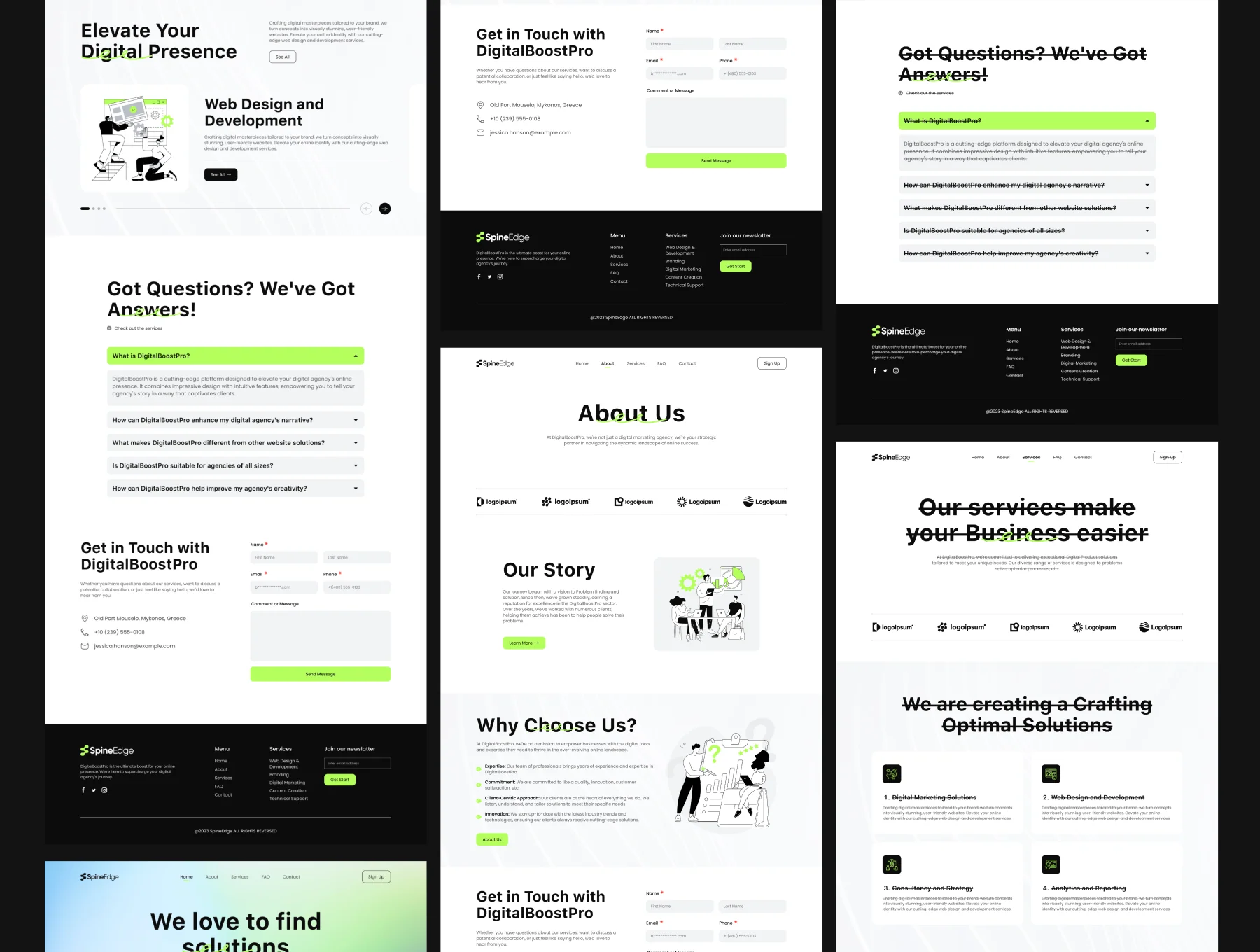 DigitalBoostPro - Business Solution Website Template - UI Kit 2