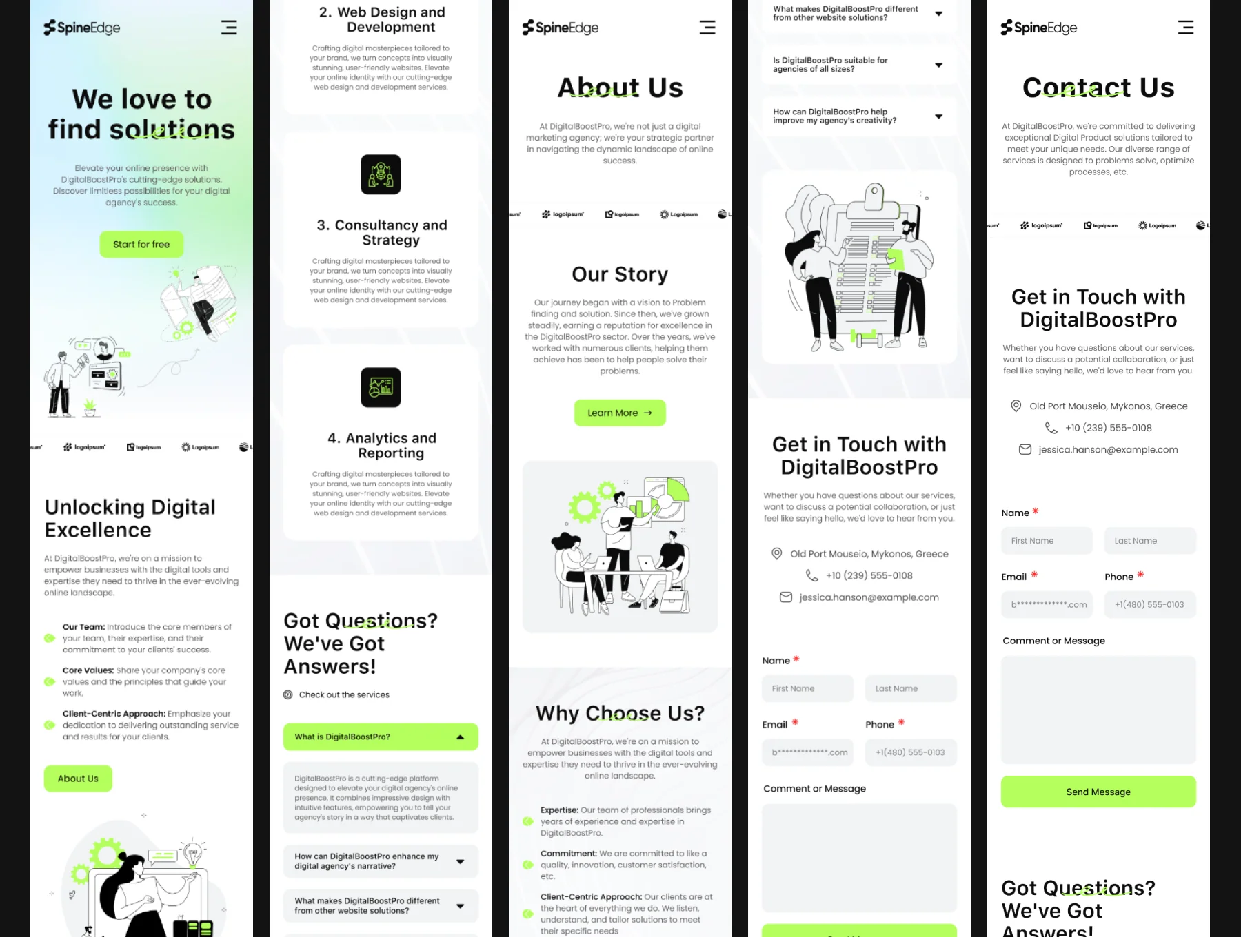 DigitalBoostPro - Business Solution Website Template - UI Kit 4