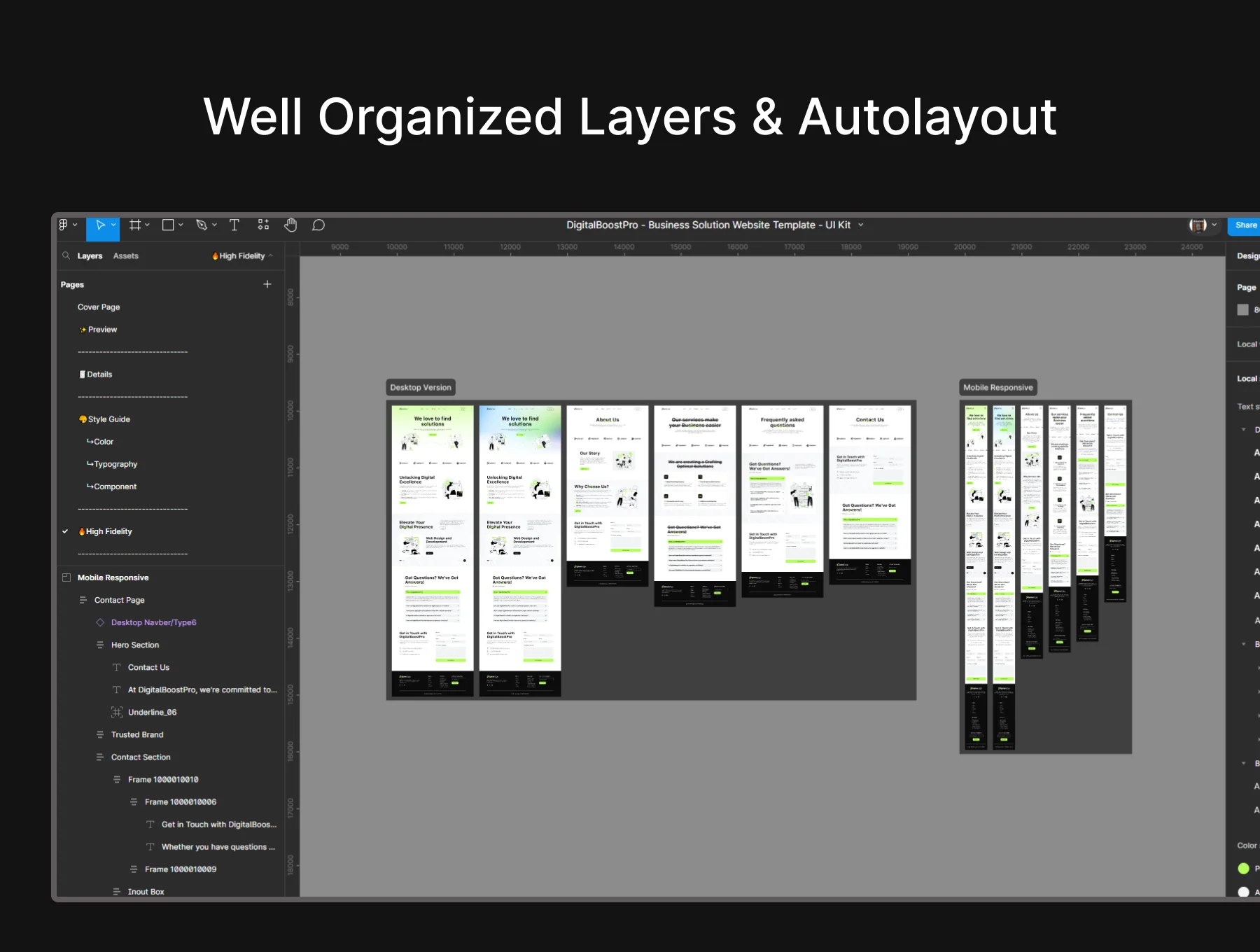 DigitalBoostPro - Business Solution Website Template - UI Kit 5