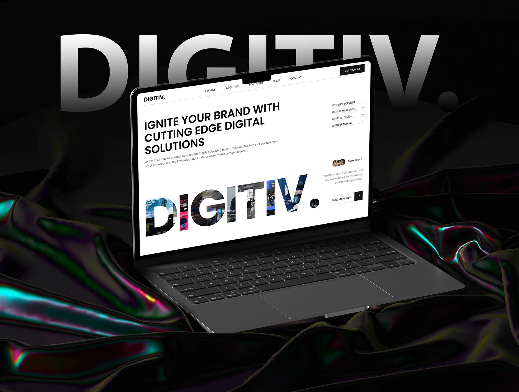 Digitiv - Digital Agency Website UI KIT