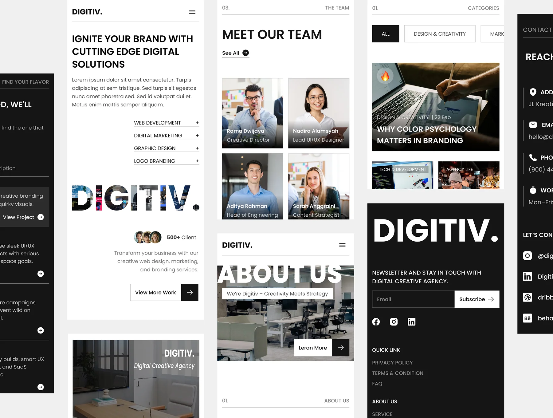 Digitiv - Digital Agency Website UI KIT 4