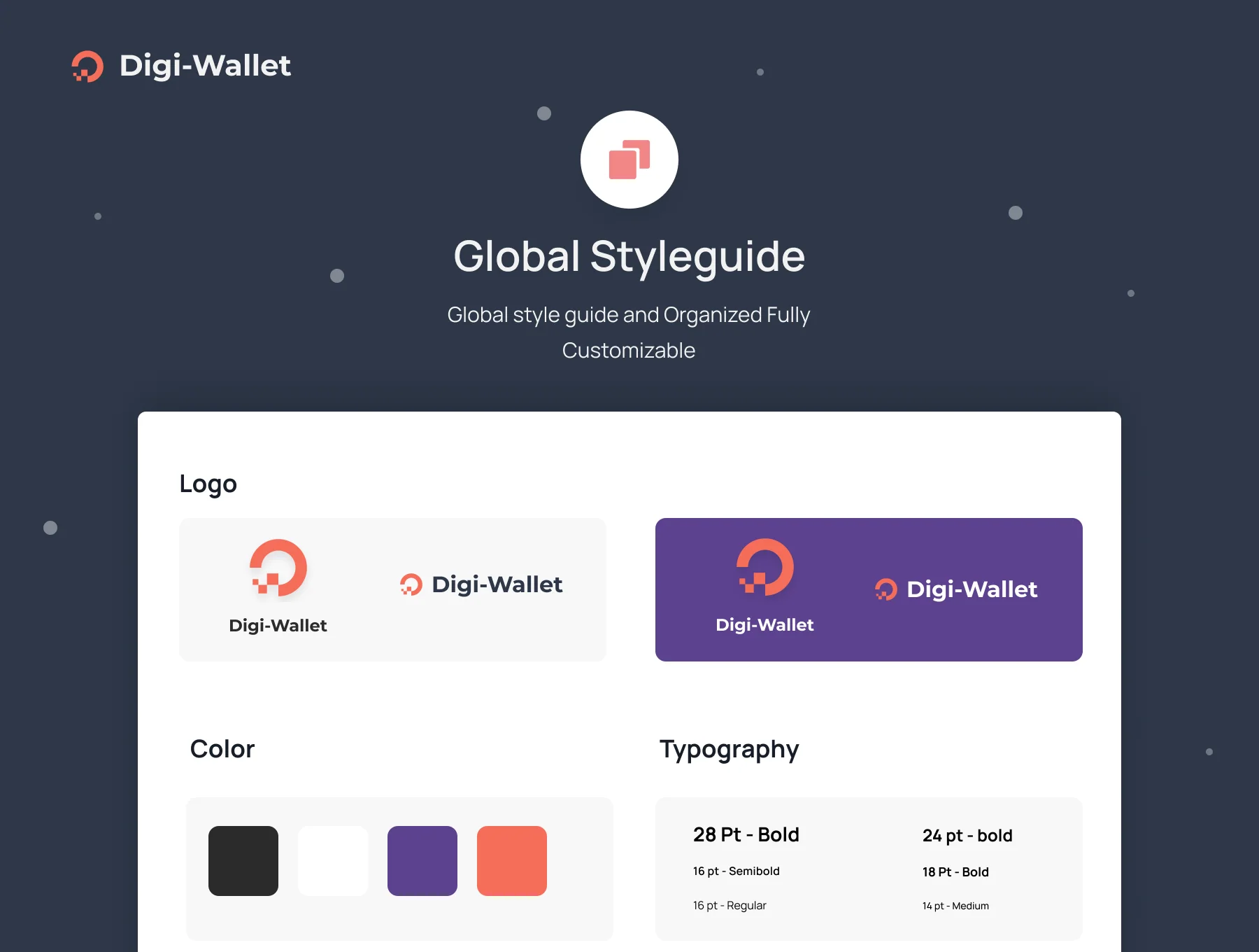 Digiwallet - Stock Market App UI KIT Design 3
