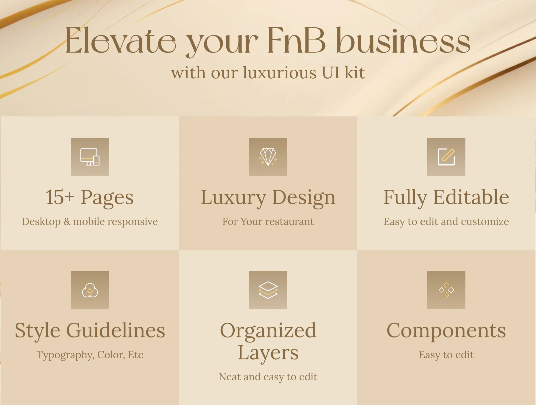 Dinely - Luxury Restaurant Website Template 5