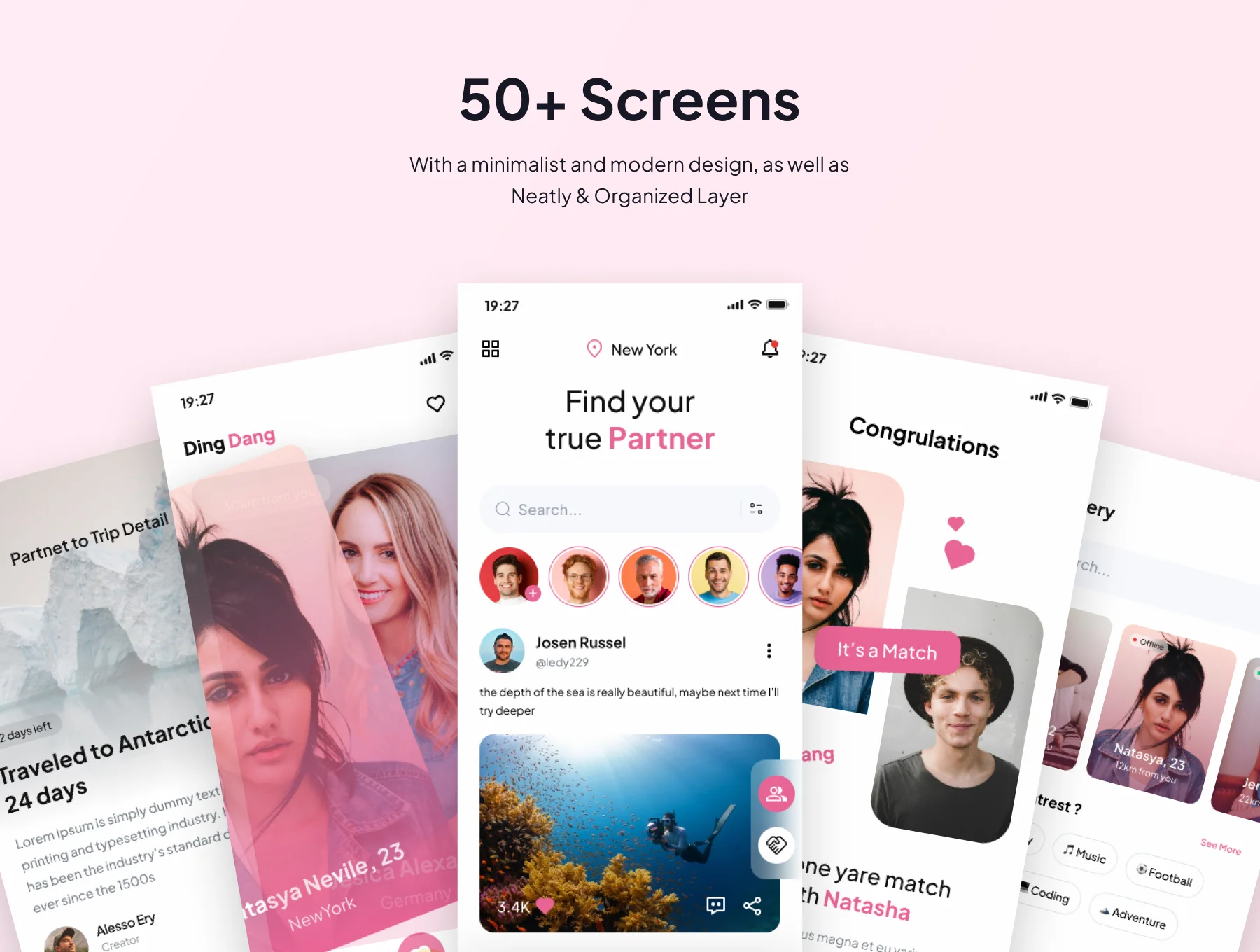 DingDang - Dating Premium UI KIts App 4
