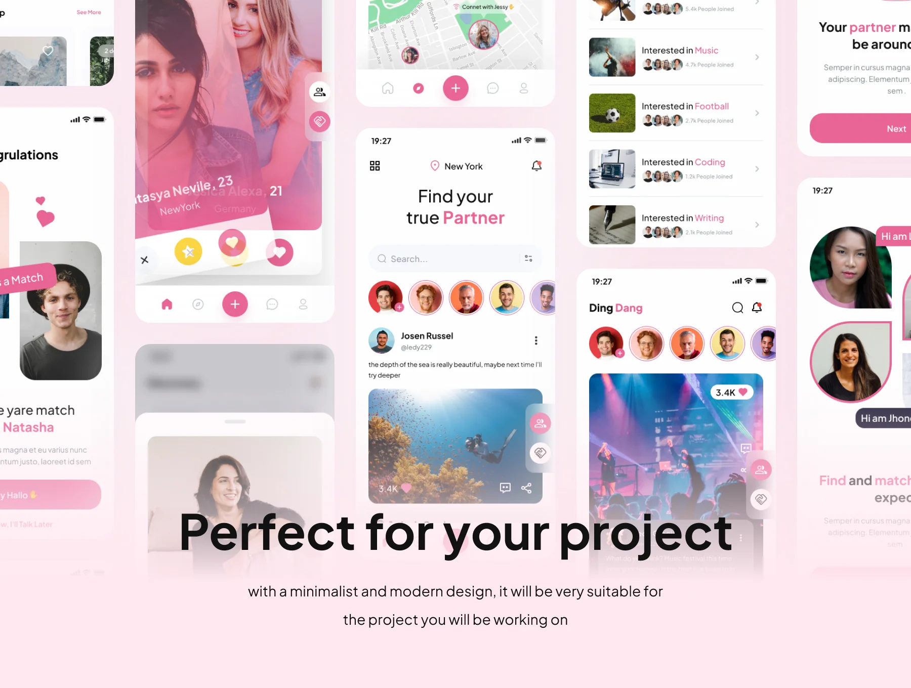 DingDang - Dating Premium UI KIts App 5