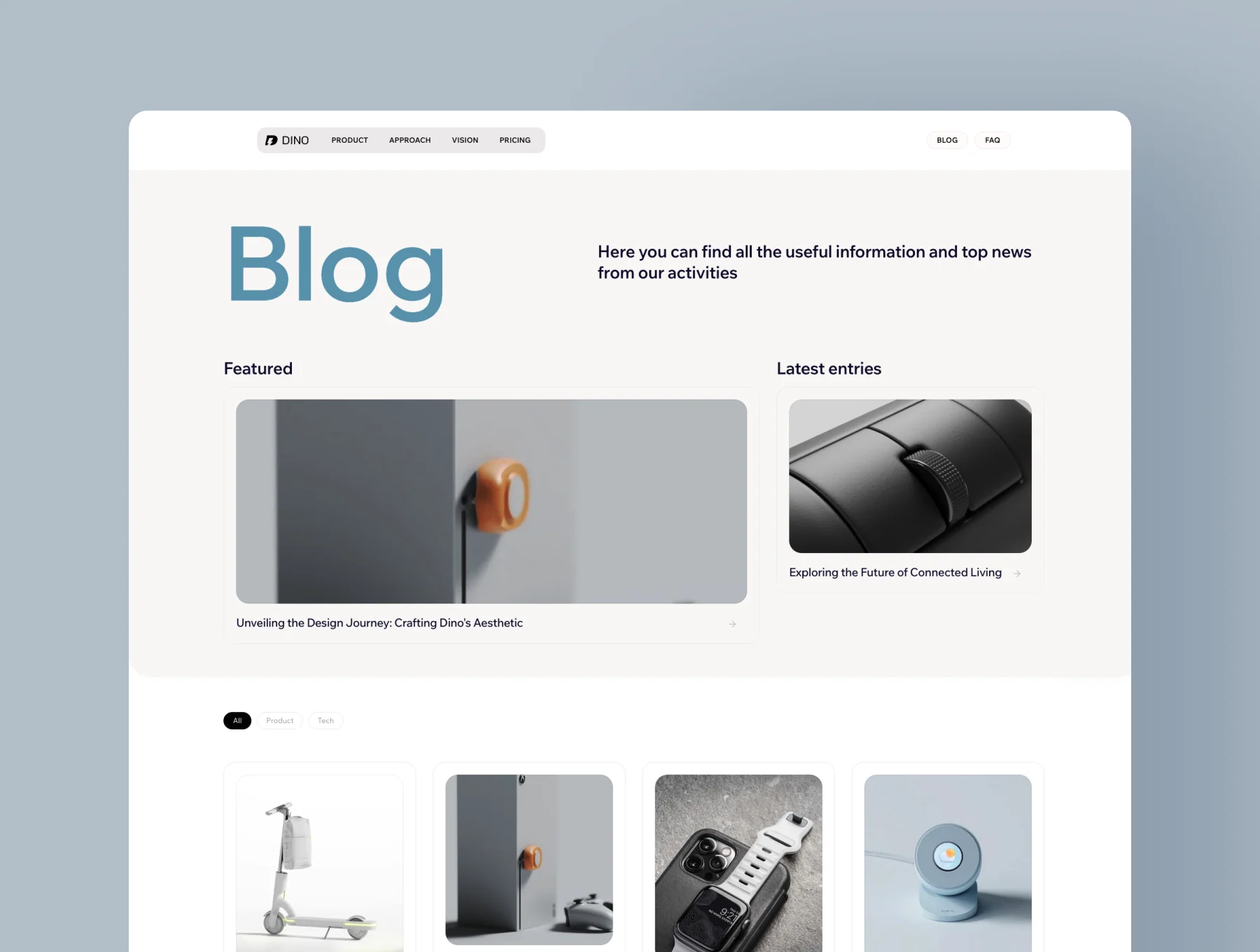 Dino - Product Landing Page 4