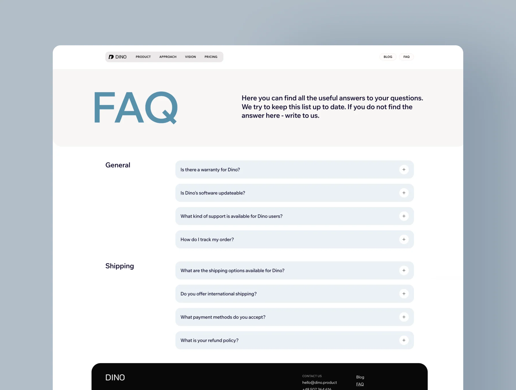 Dino - Product Landing Page 5
