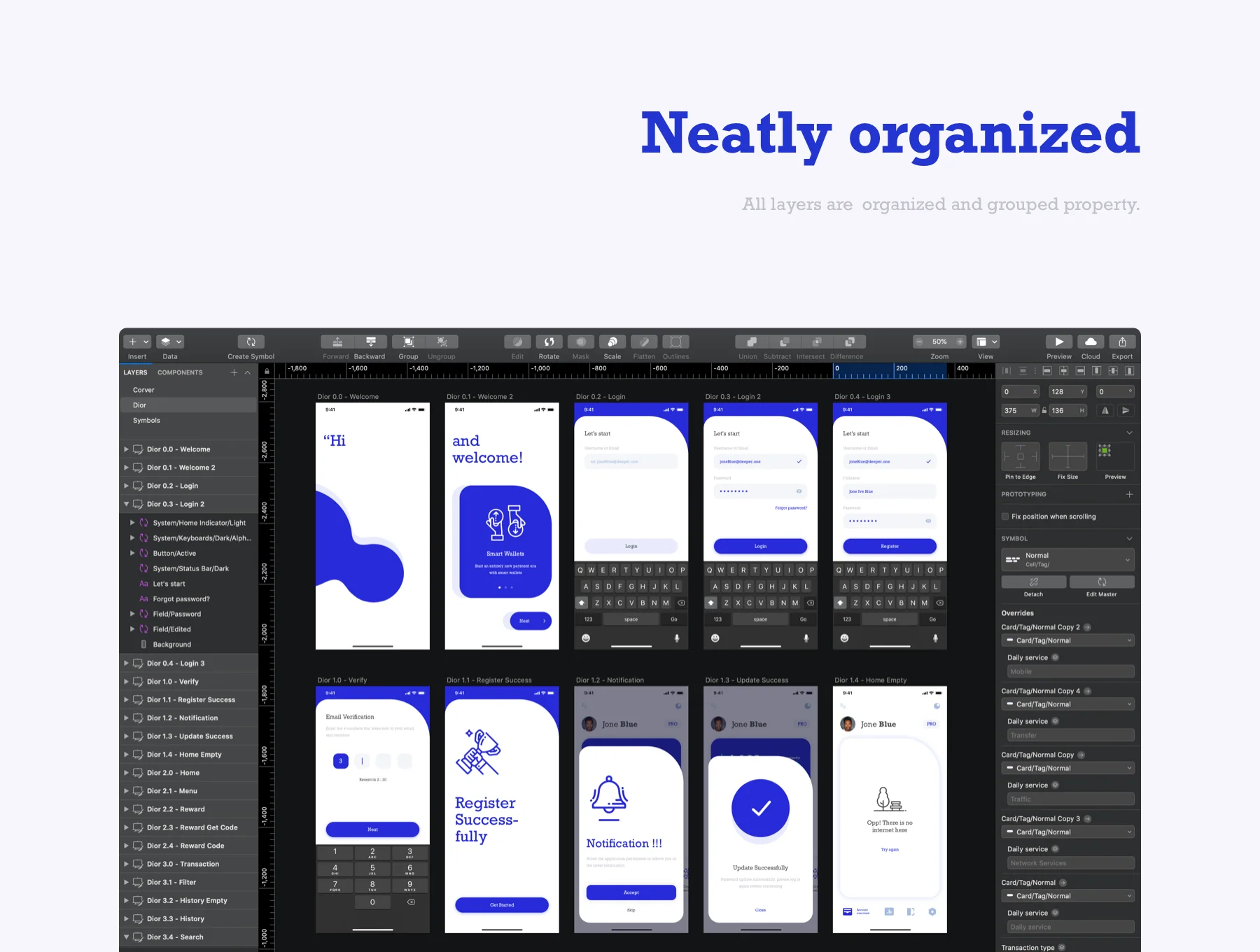 Dior - Wallet app UI Kit 4