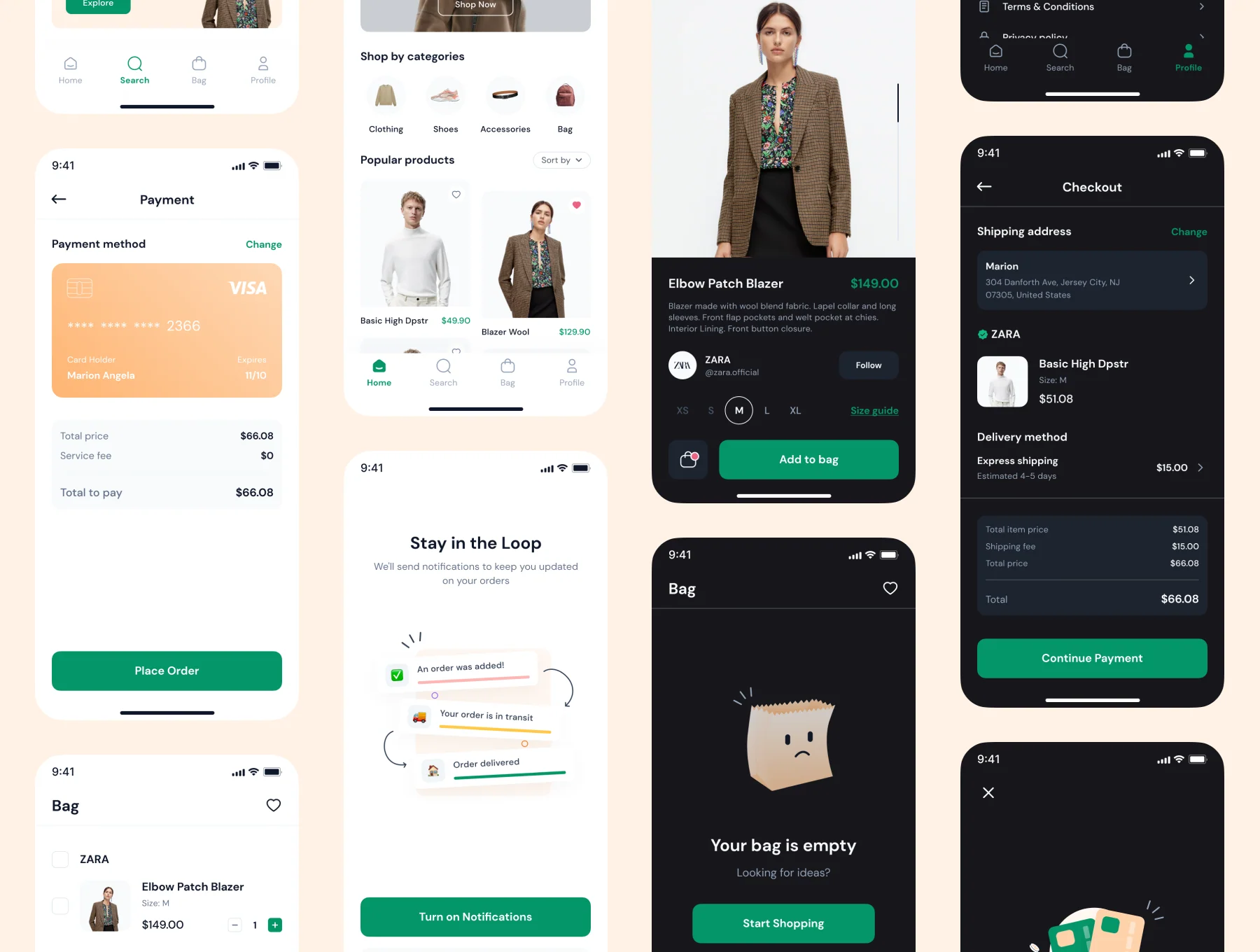 Dipstore - Shopping App UI Kit 2