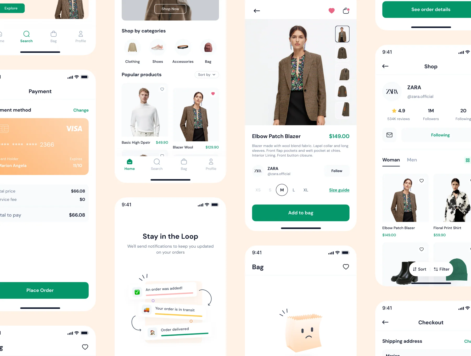 Dipstore - Shopping App UI Kit 5