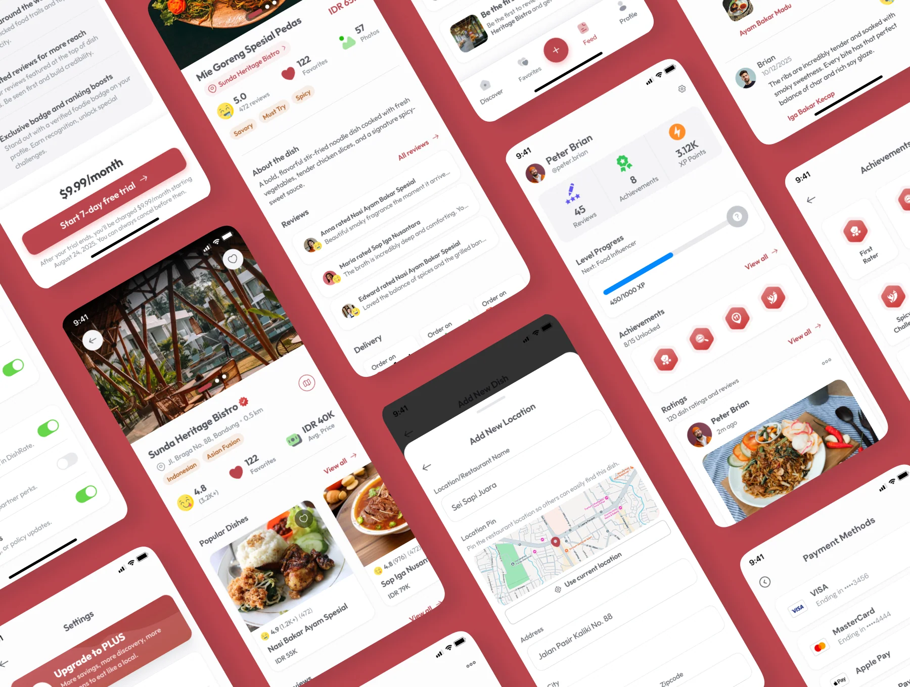 DishRate - Food Rating & Discovery Mobile UI Kit 4