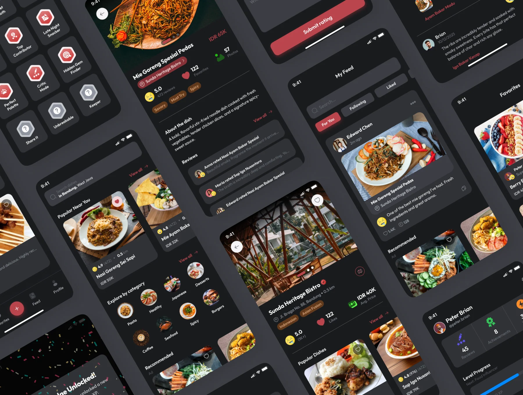 DishRate - Food Rating & Discovery Mobile UI Kit 5