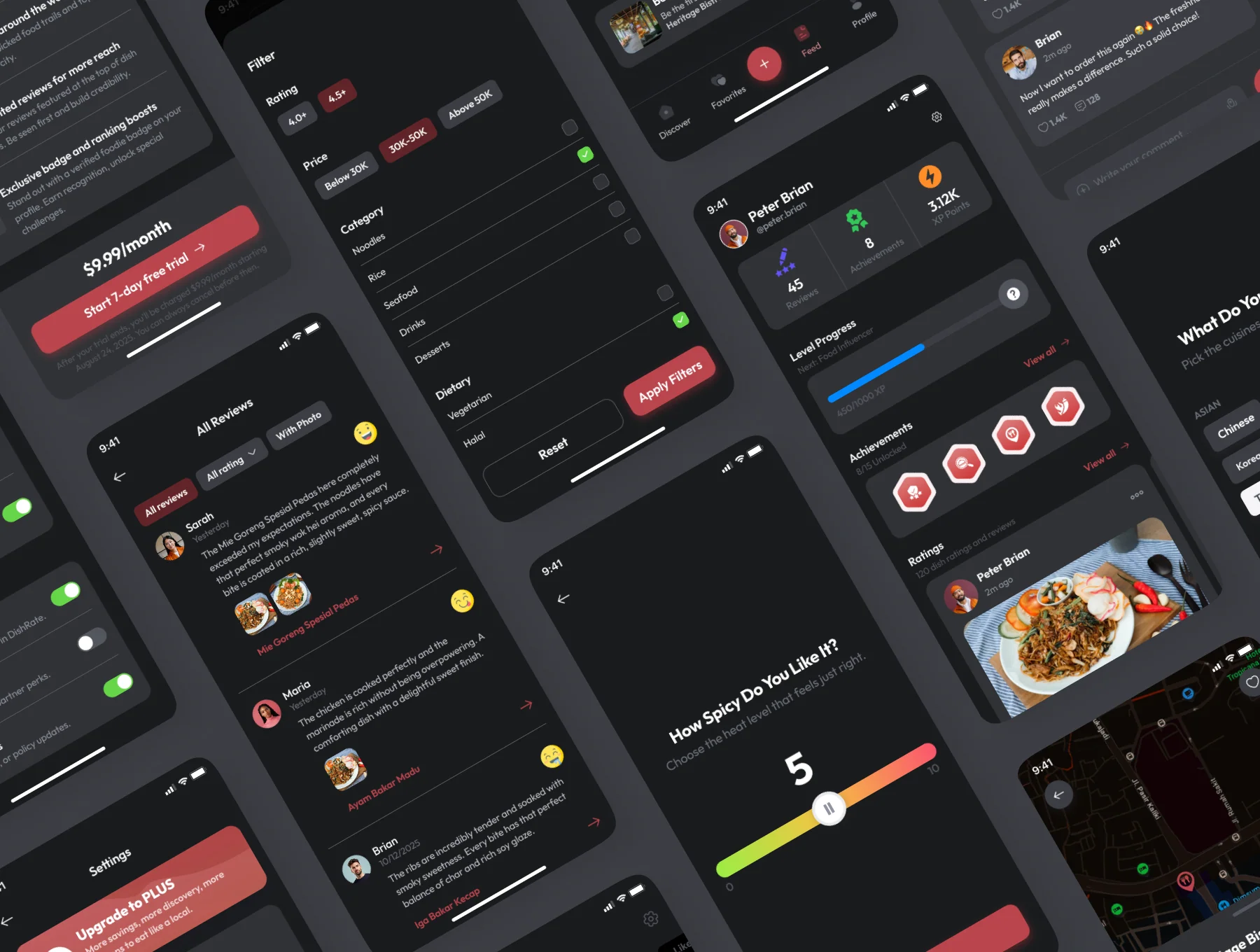 DishRate - Food Rating & Discovery Mobile UI Kit 6