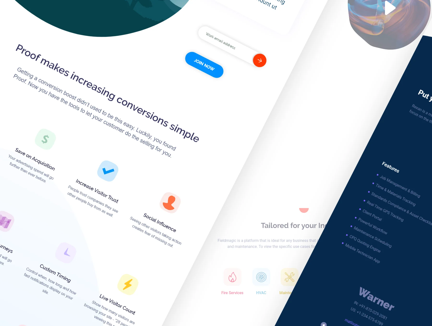 Dishum Web Landing Page UI 5