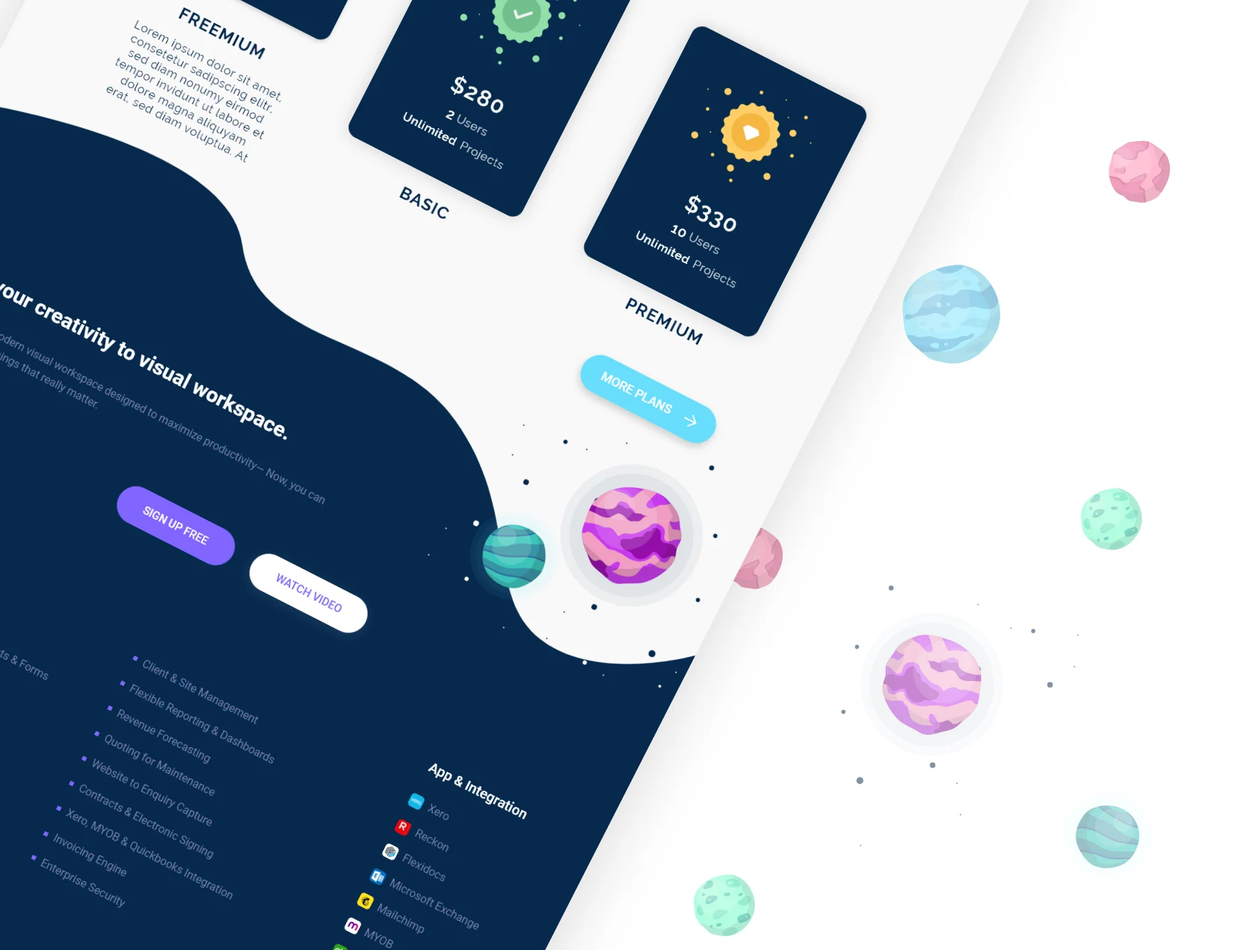 Dishum Web Landing Page UI 6