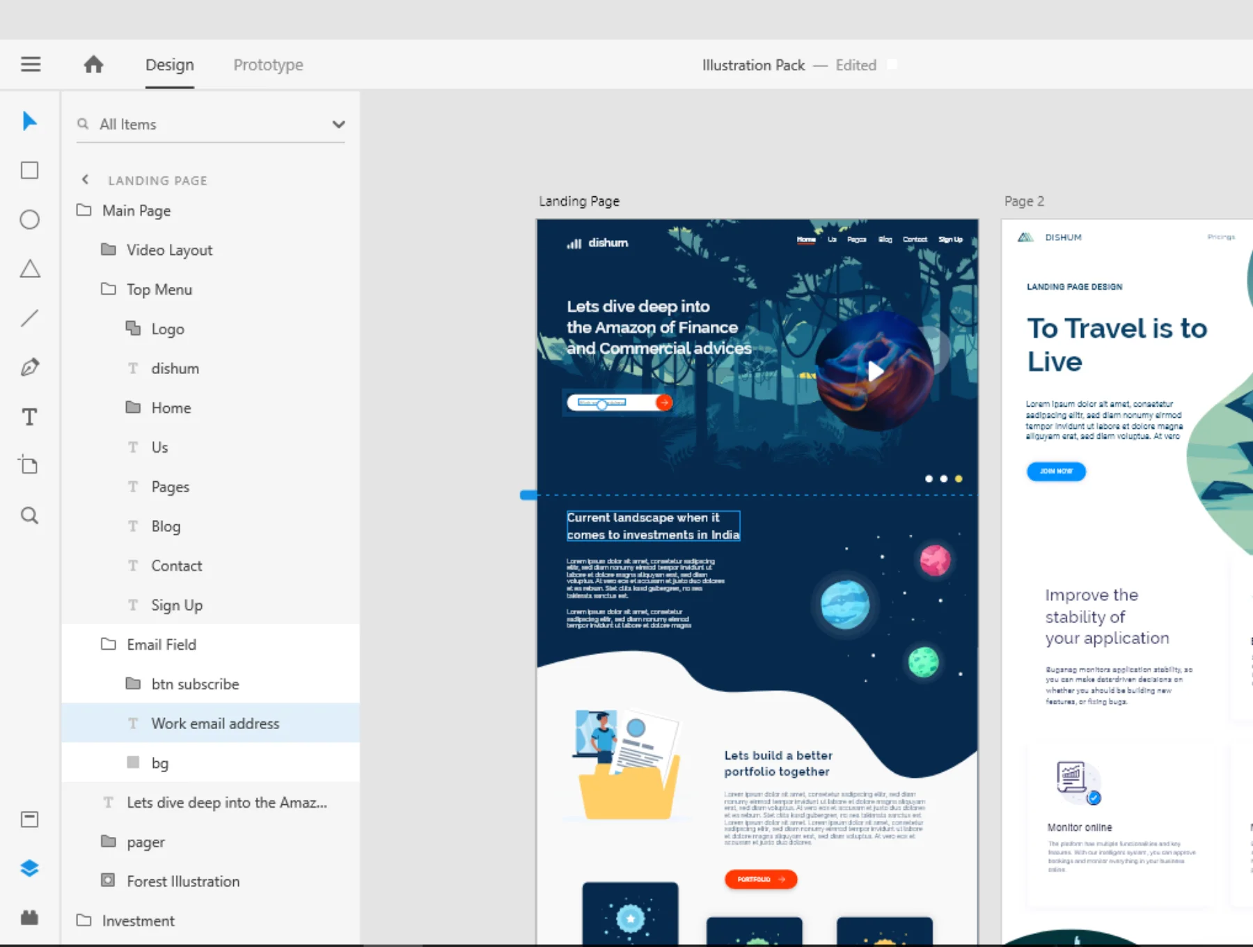 Dishum Web Landing Page UI 7