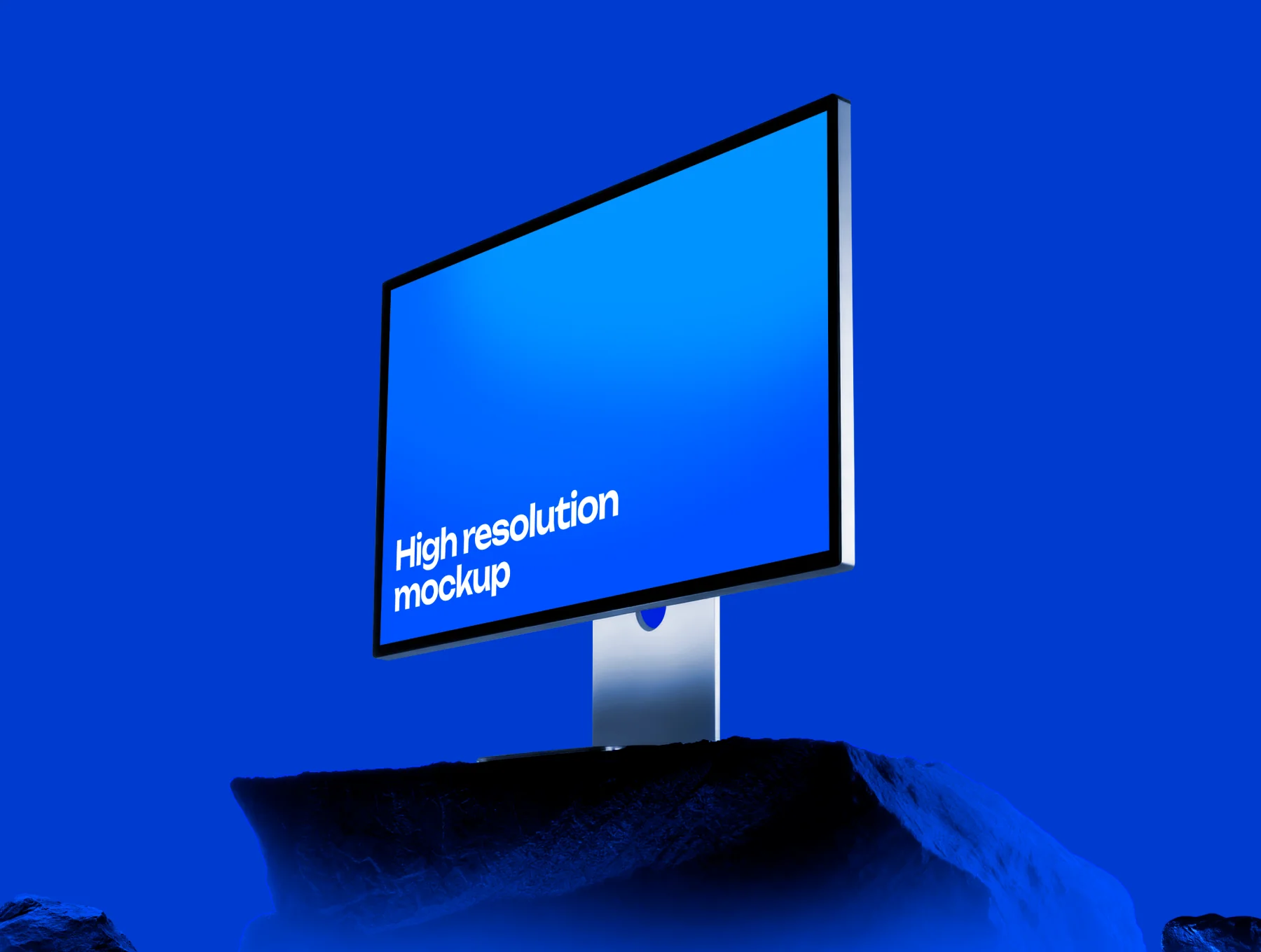 Display Monitor Mockup Set 4