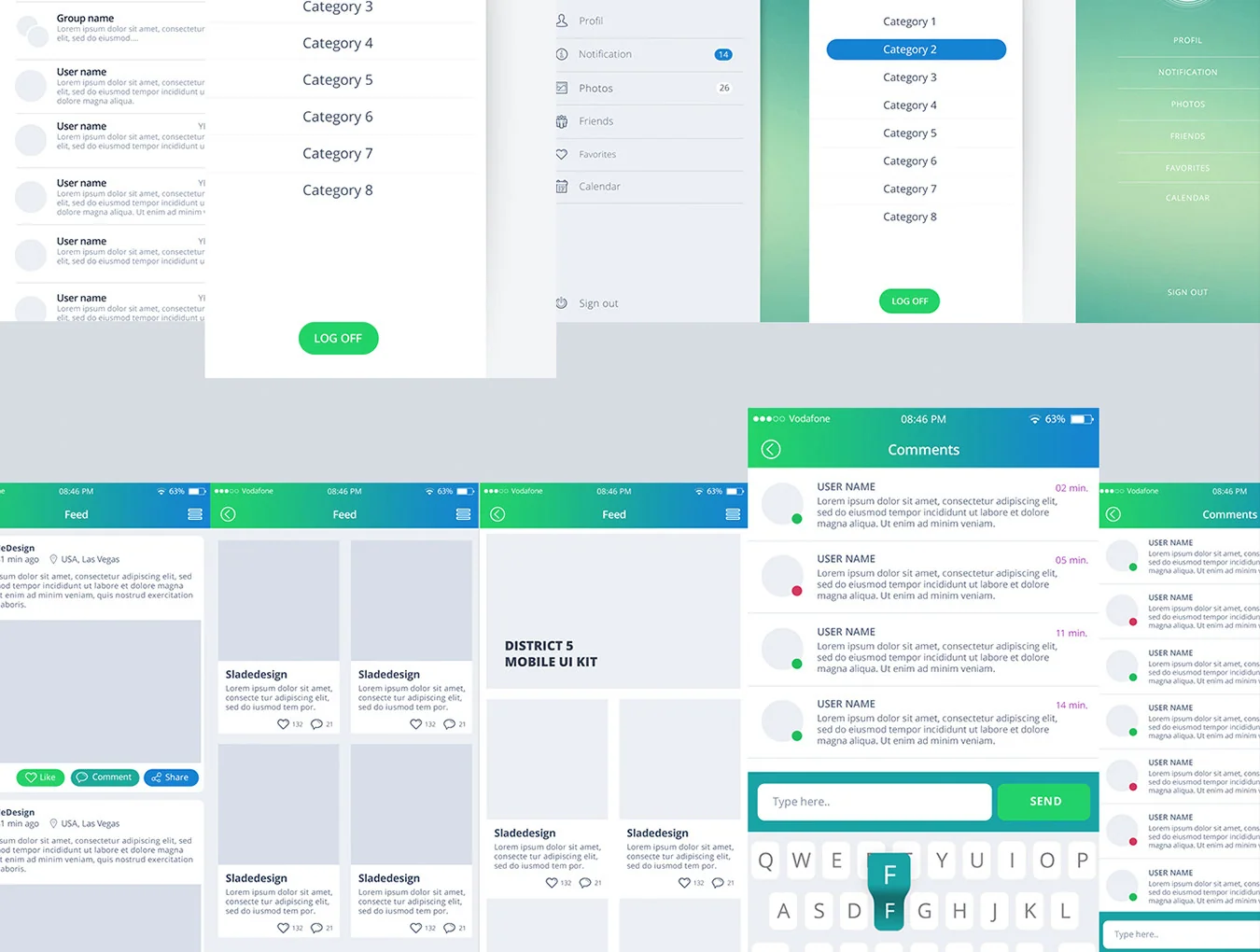 District 5 UI Kit 6