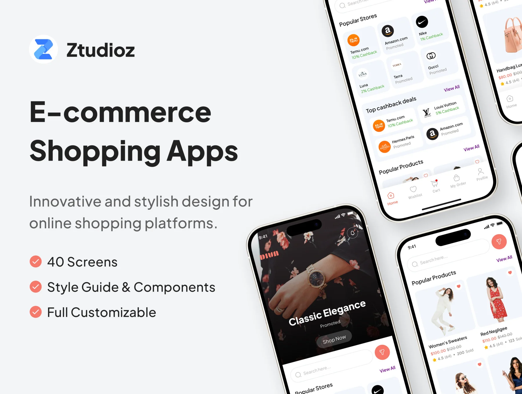 Diva - Women Online Shop App UI Kit