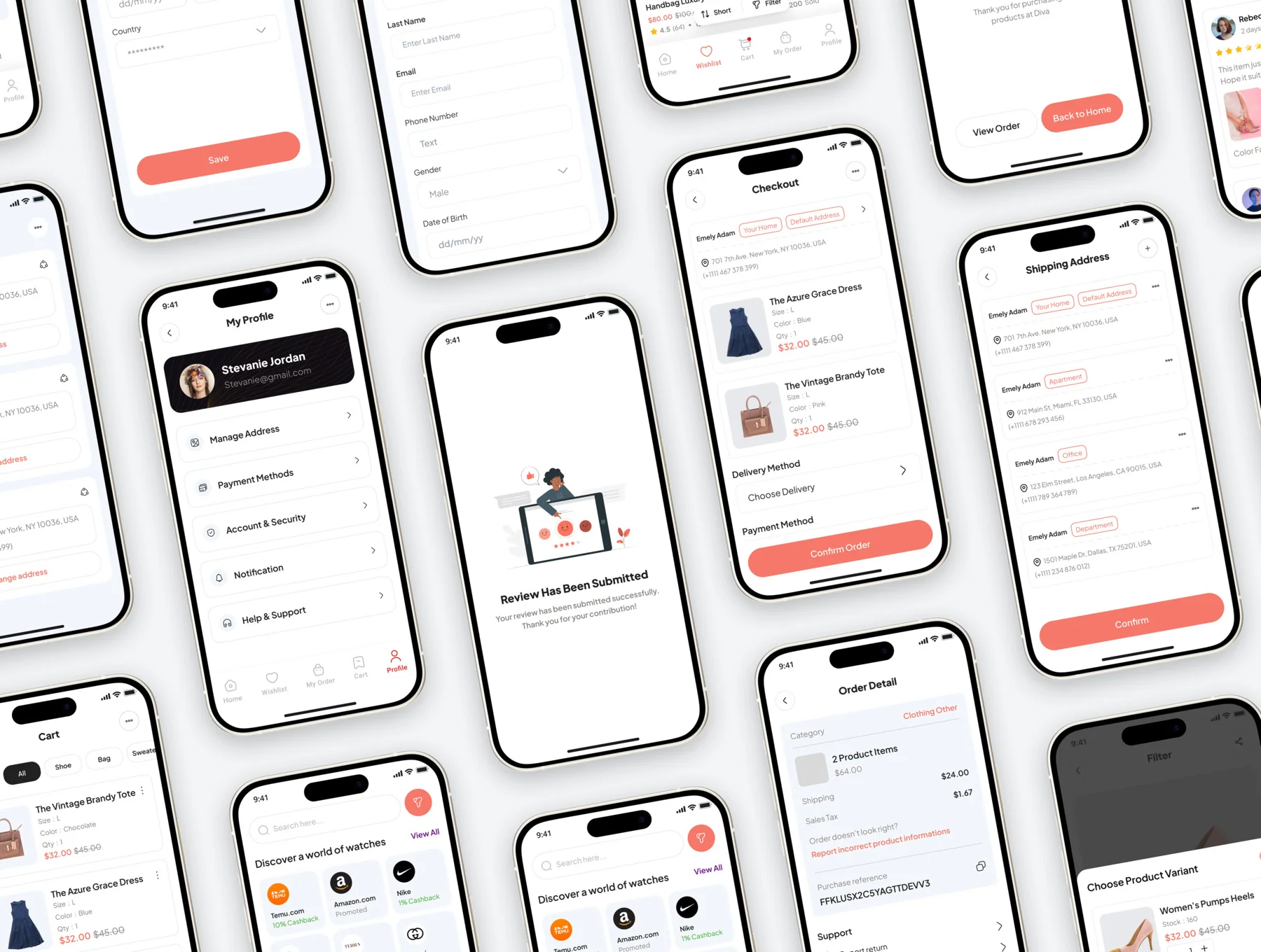 Diva - Women Online Shop App UI Kit 3