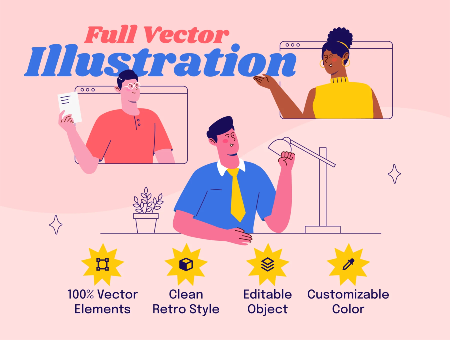 Diversy - Multicultural & Diversity at Work Illustration Set 3